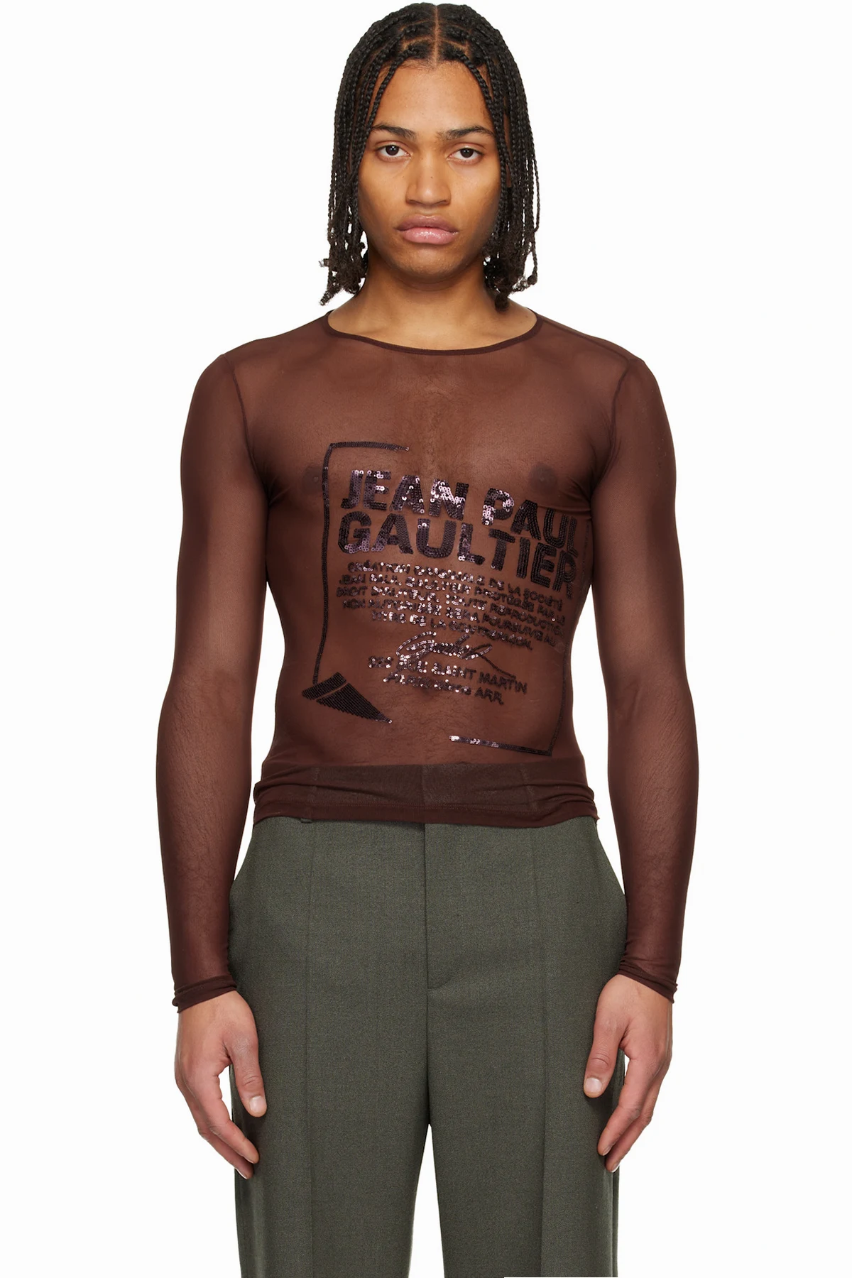 Burgundy 'The Embroidered' Top