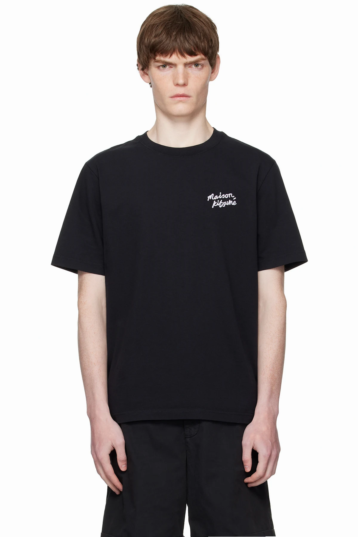 Black 'Maison Kitsuné' Handwriting Comfort T-shirt