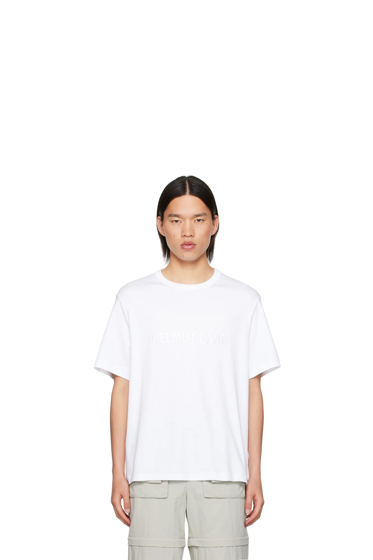 White Embroidered T-Shirt