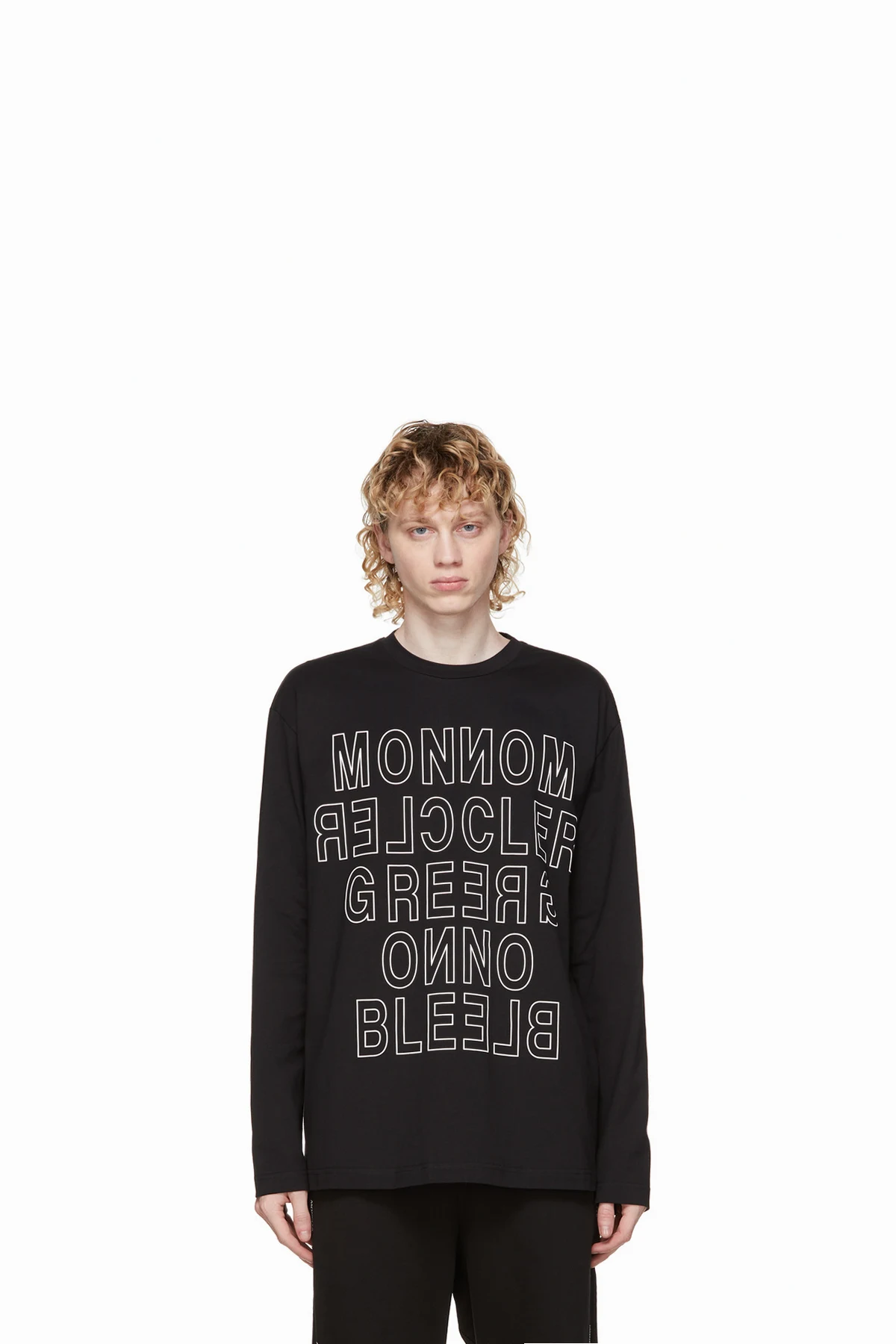 Black Logo Long Sleeve T-Shirt