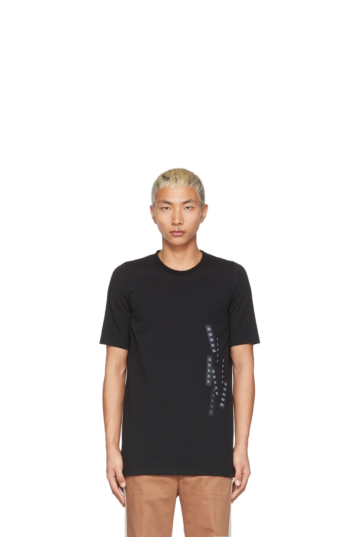 Black Stretching Onesize T-Shirt