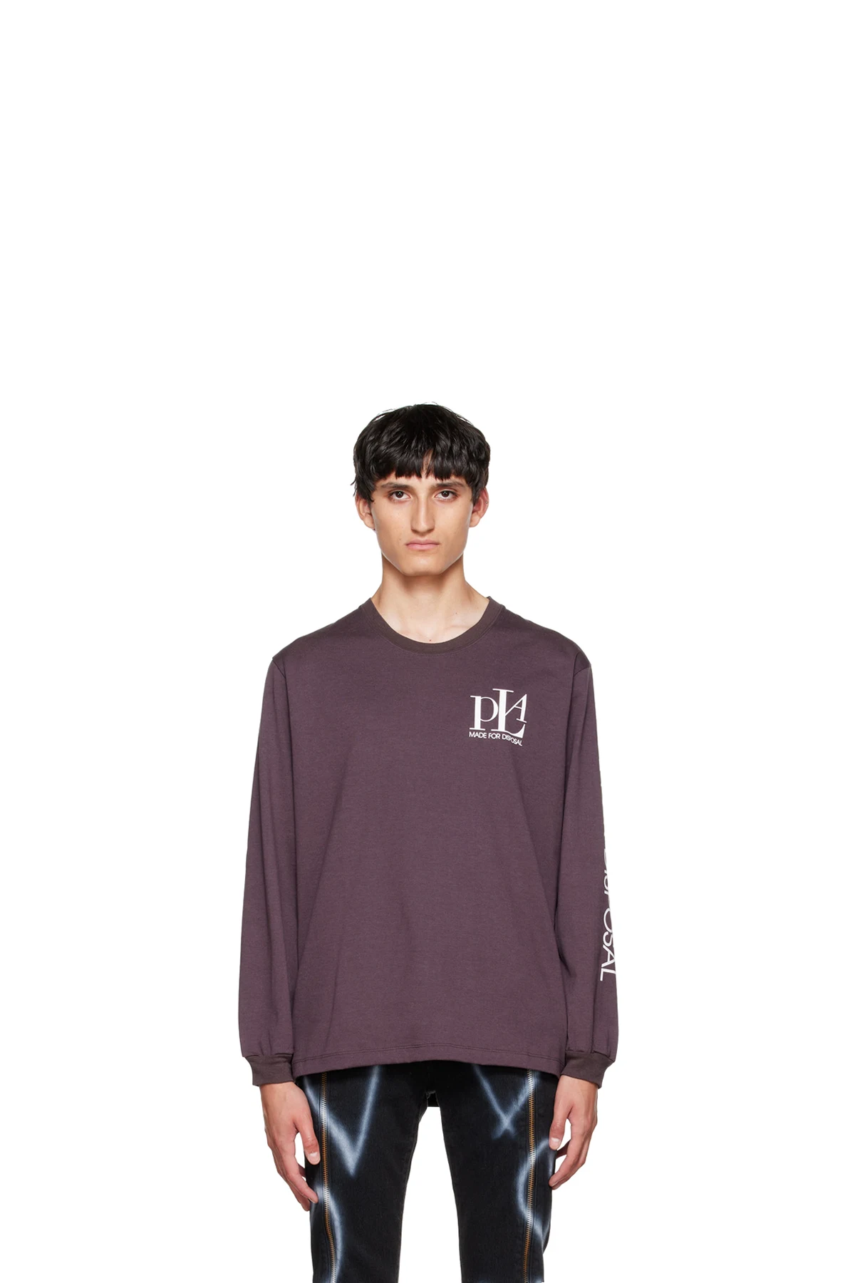 Black 'Made For Disposal' Long Sleeve T-Shirt