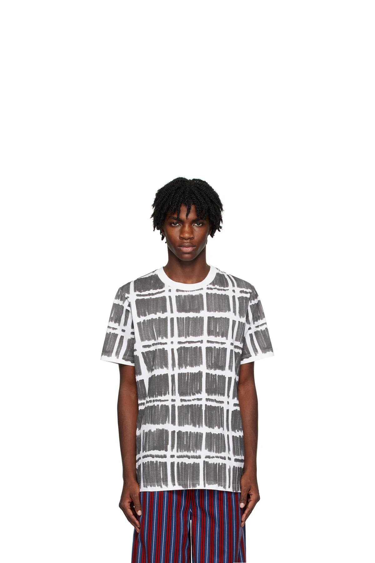 Black Check T-Shirt