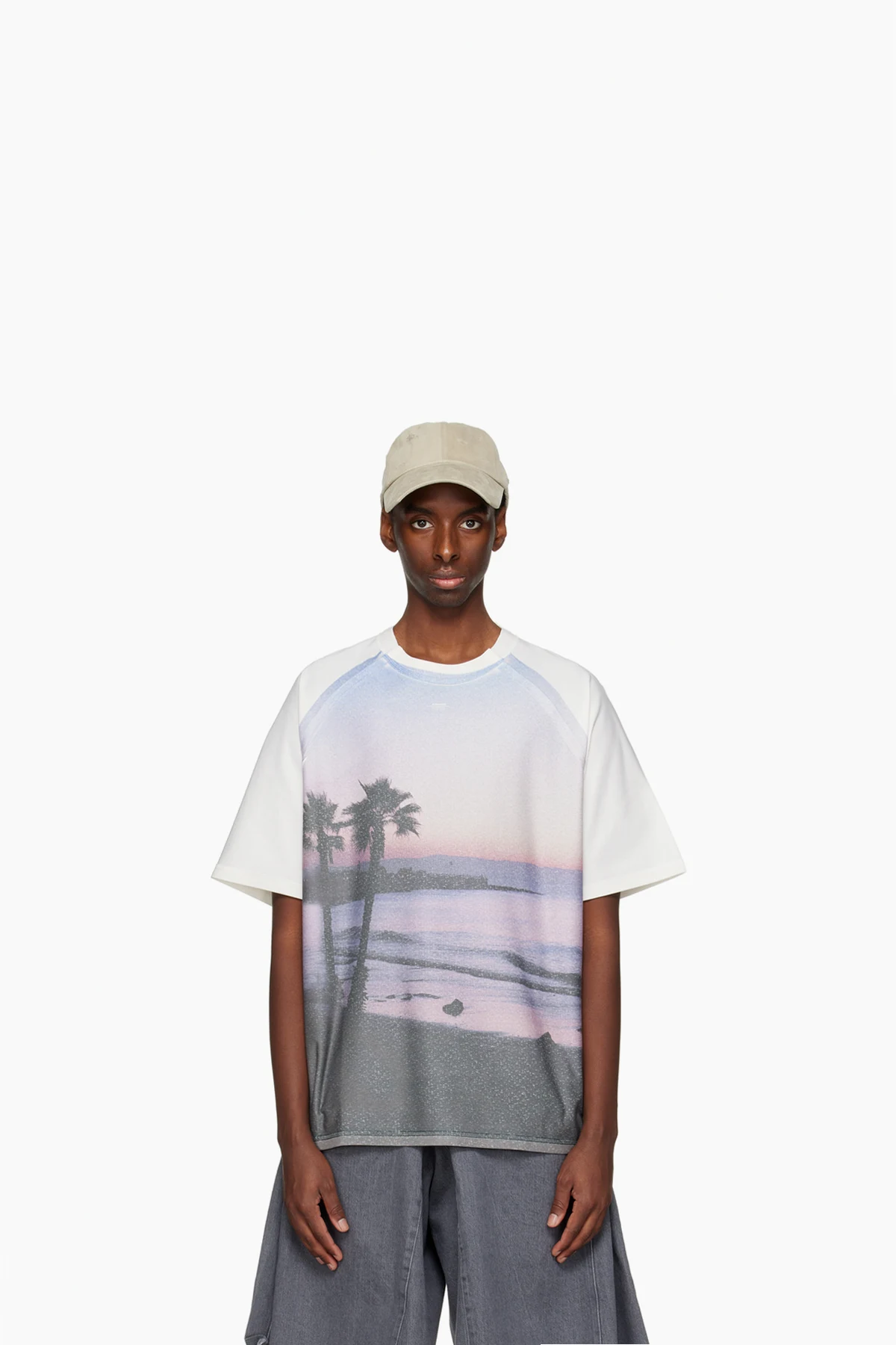 White Printed T-Shirt