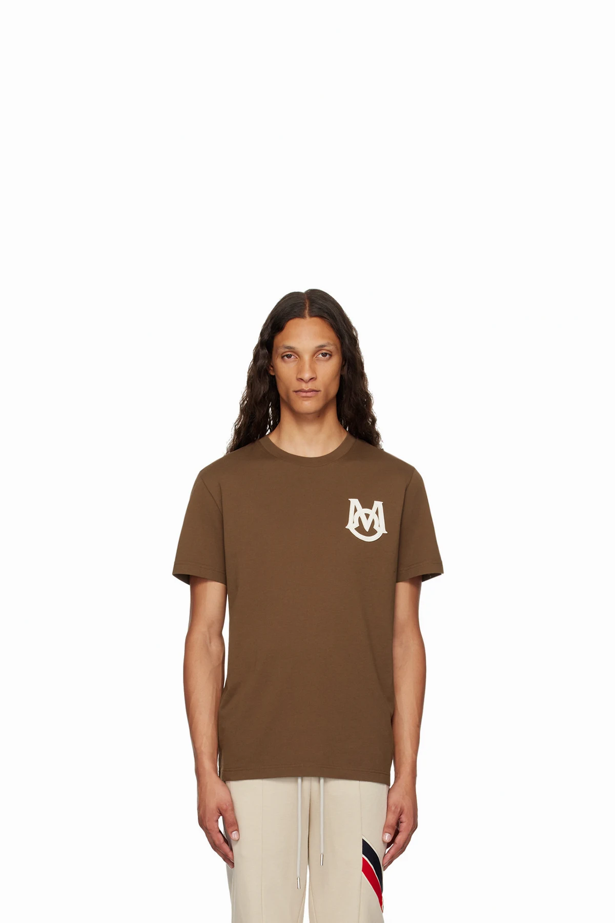 Brown Appliqué T-Shirt