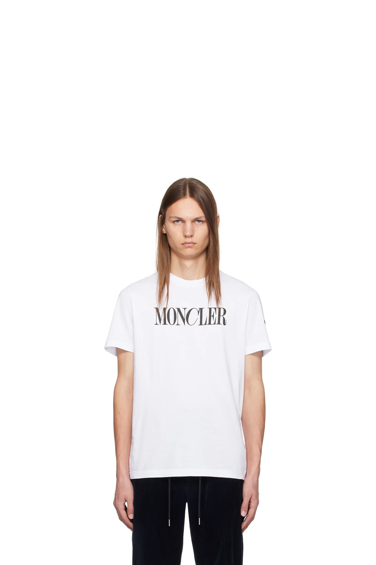 White Logo-Printed T-Shirt