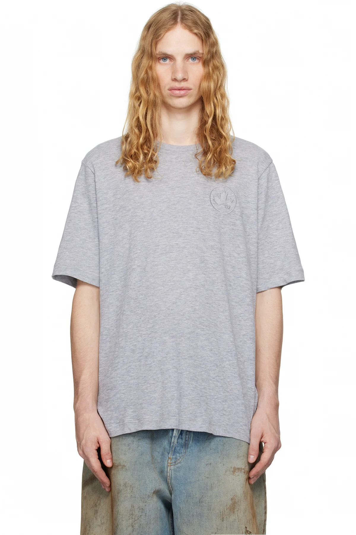 Gray Loose-Fit T-shirt