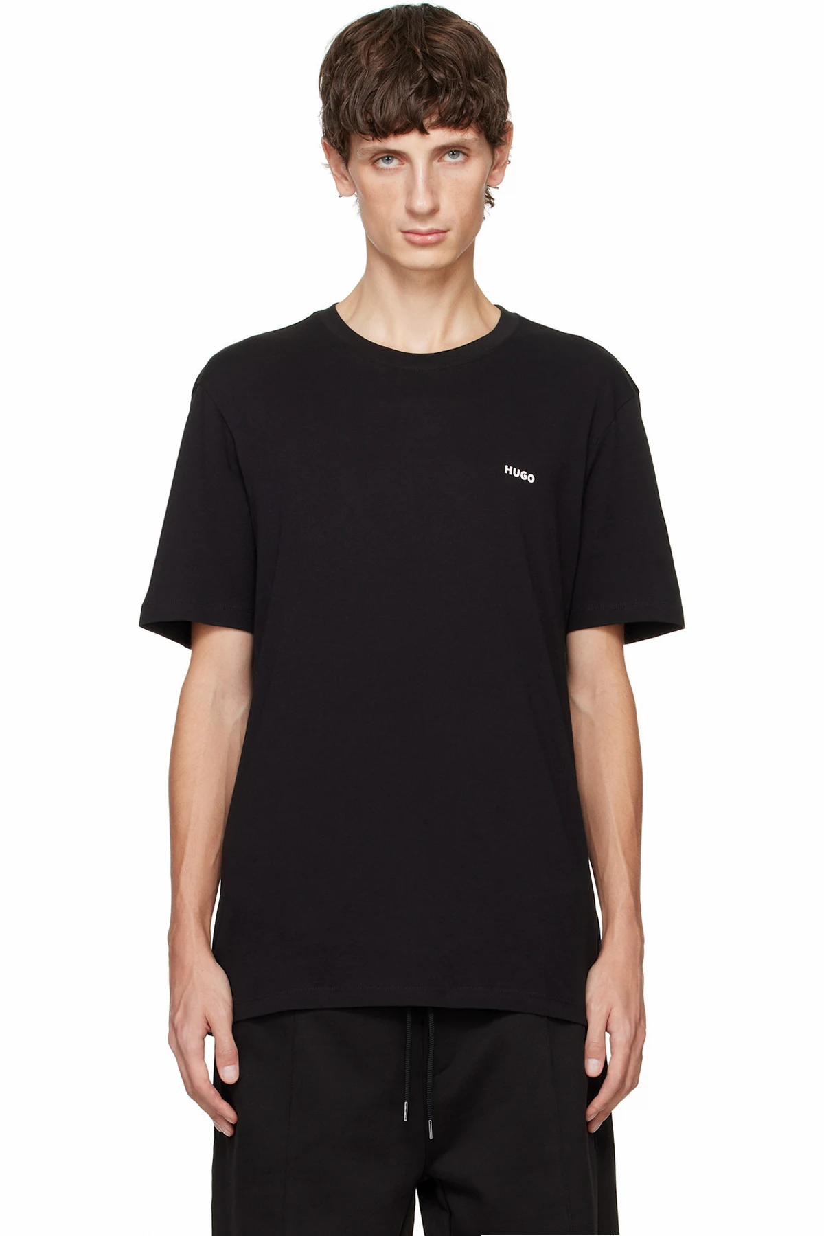 Black Cotton Jersey T-shirt
