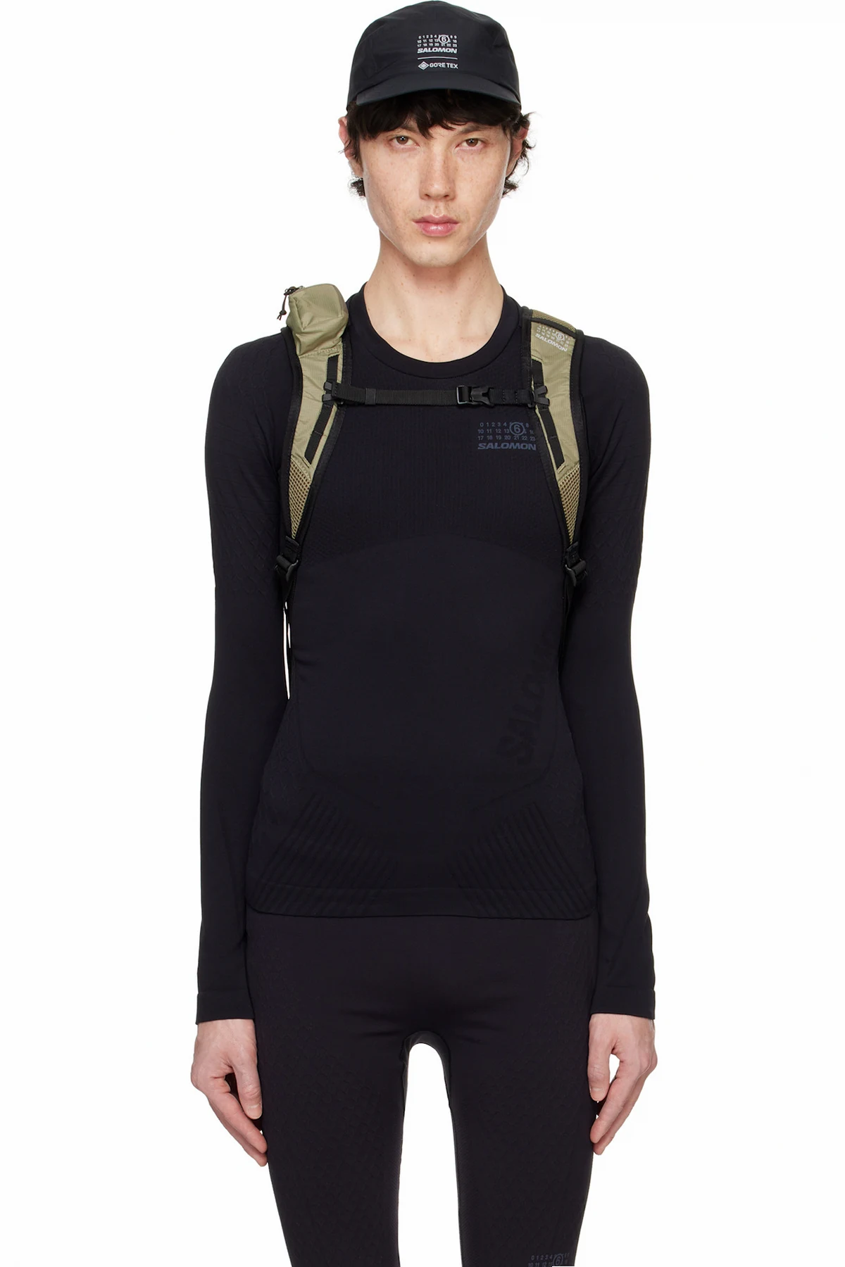 Black Salomon Edition Textured T-shirt