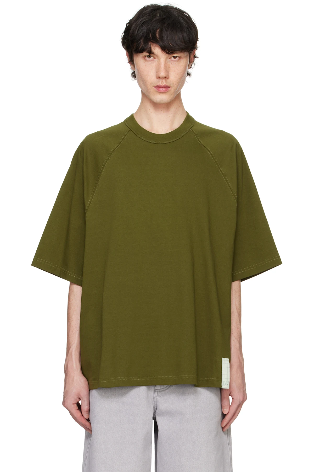 Khaki Pima Cotton Jersey T-shirt