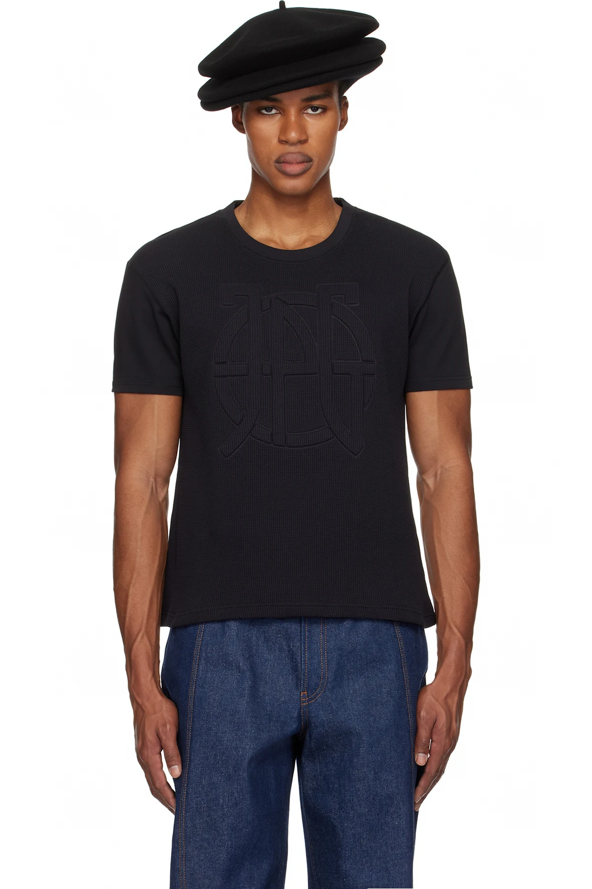 Black 'The Oversized JPG' T-shirt
