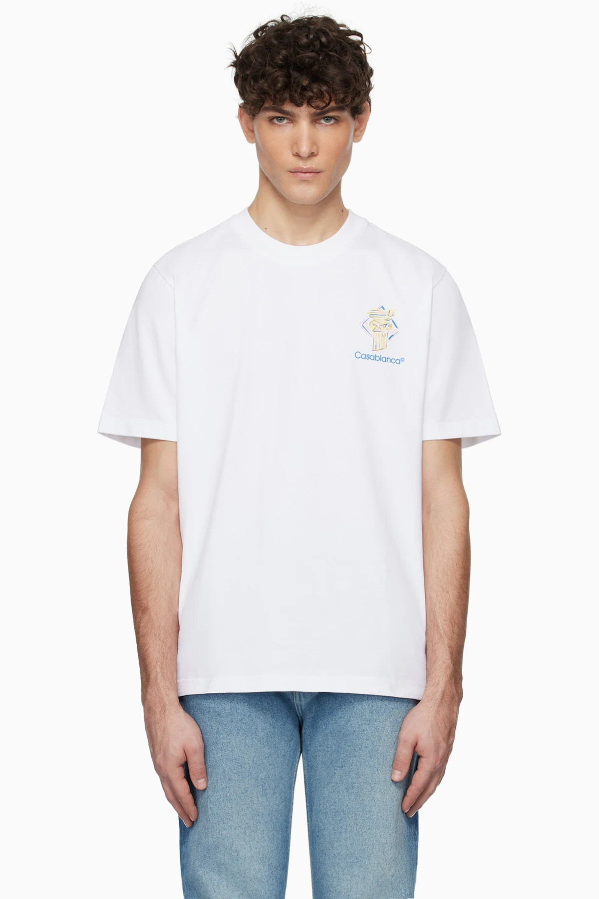 White Diamond Column T-shirt