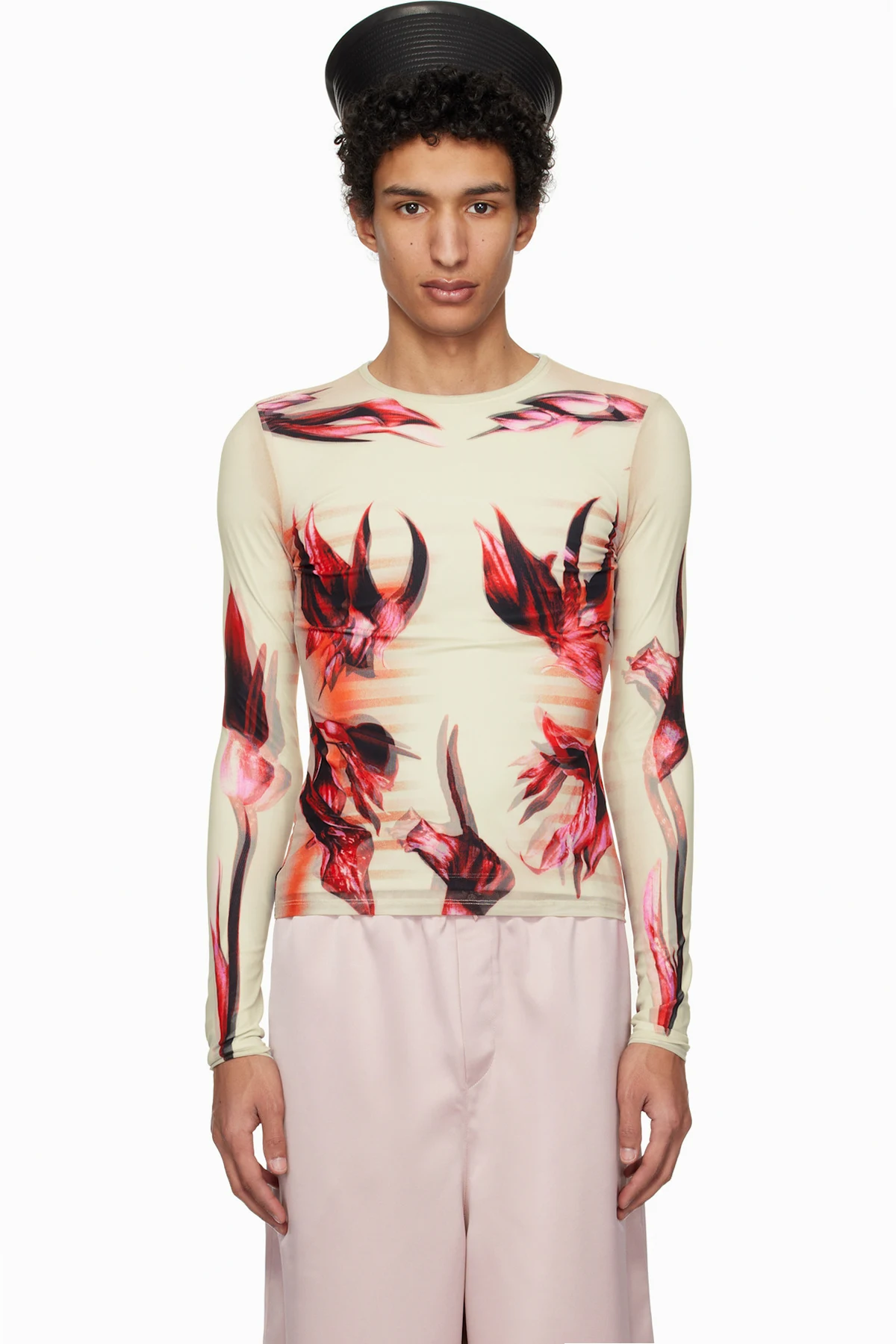 Multicolor Flower Body Morphing T-shirt