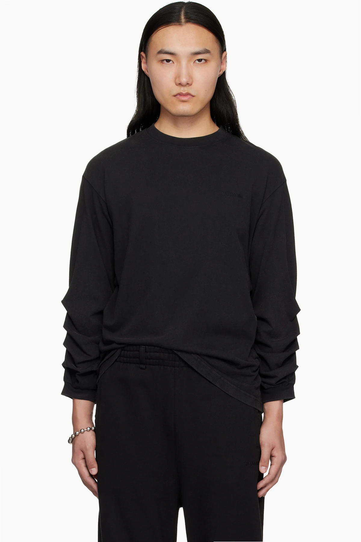 Black Wrinkled T-shirt