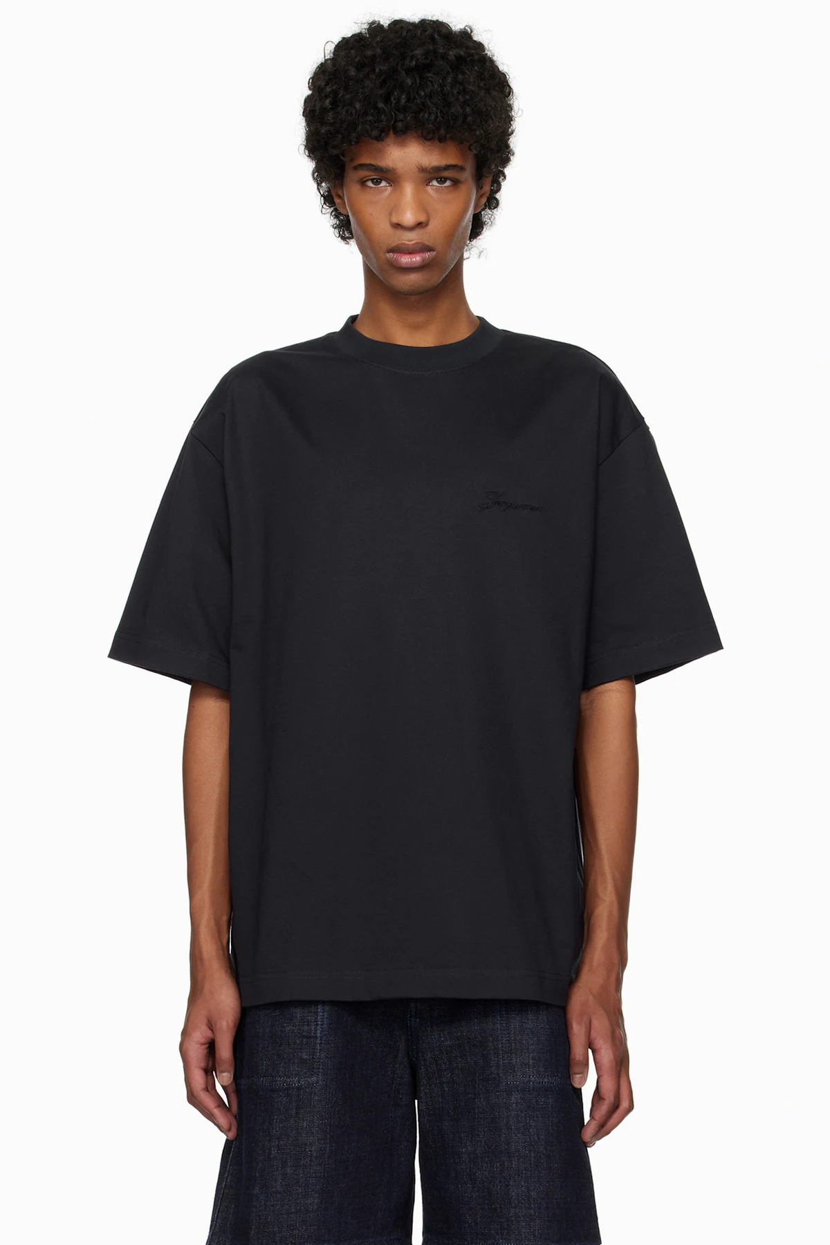 Navy 'The Haltères' T-shirt