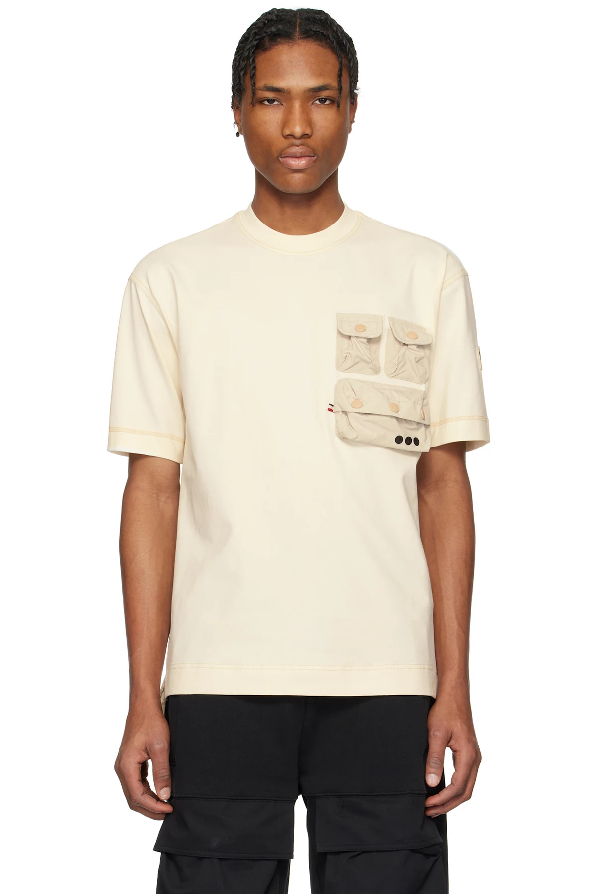 Off-White Pockets Cotton T-shirt