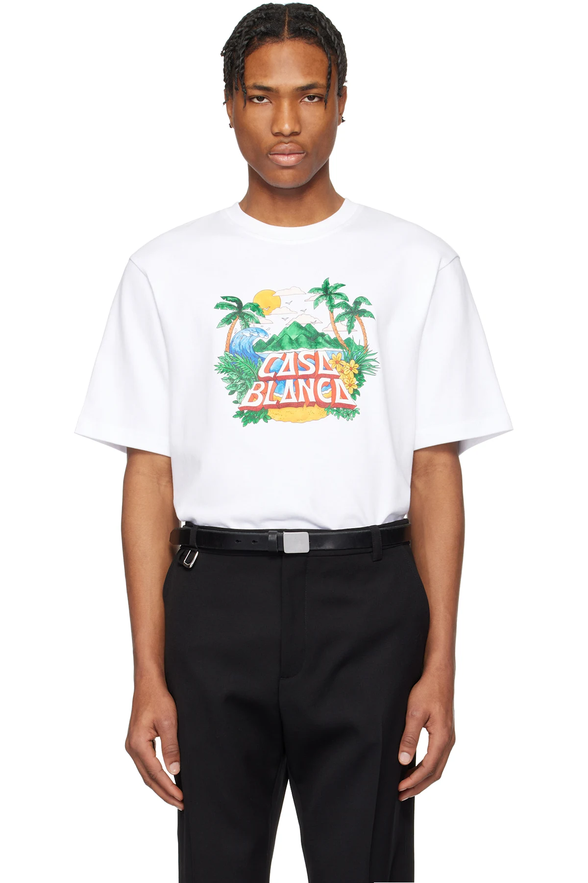 White 'Casa' Beach Wave T-shirt