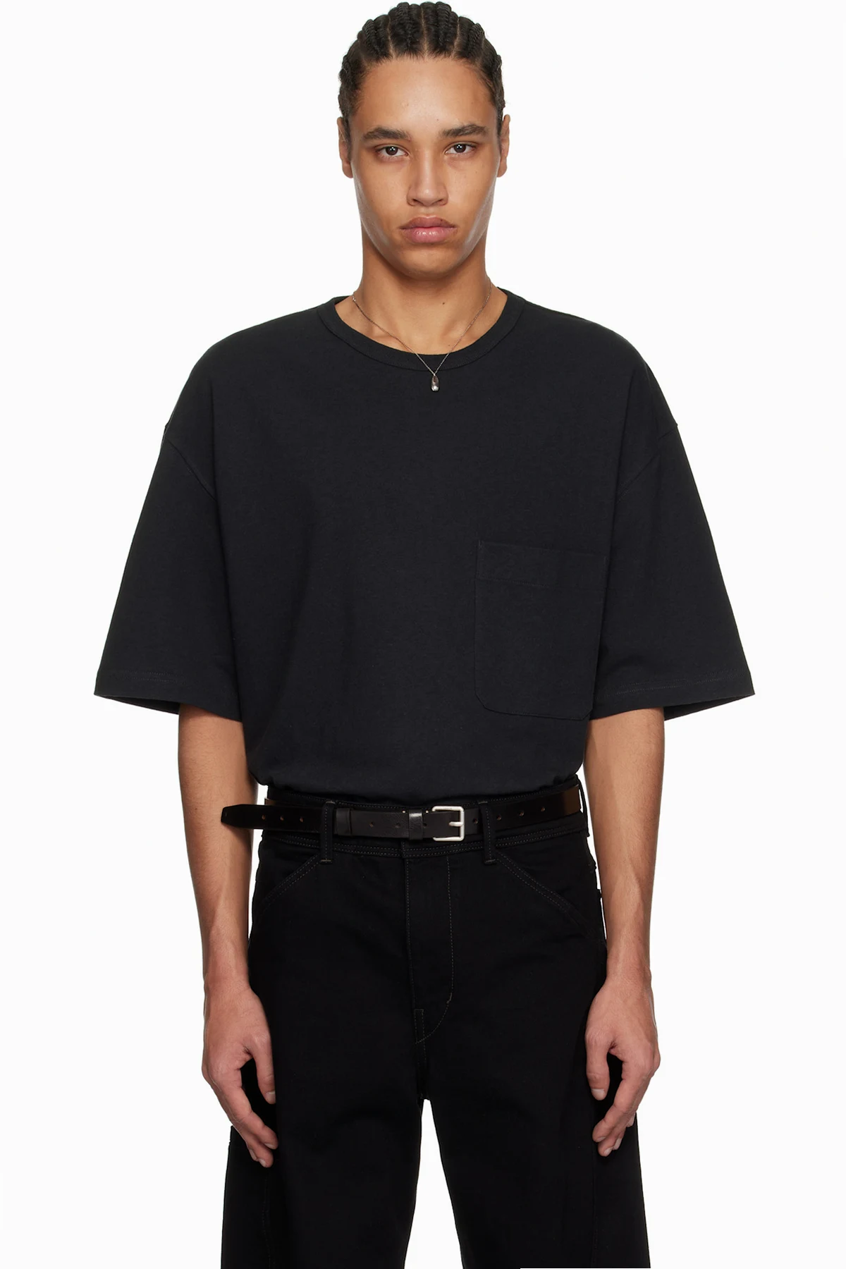 Black Boxy Short Sleeve T-shirt