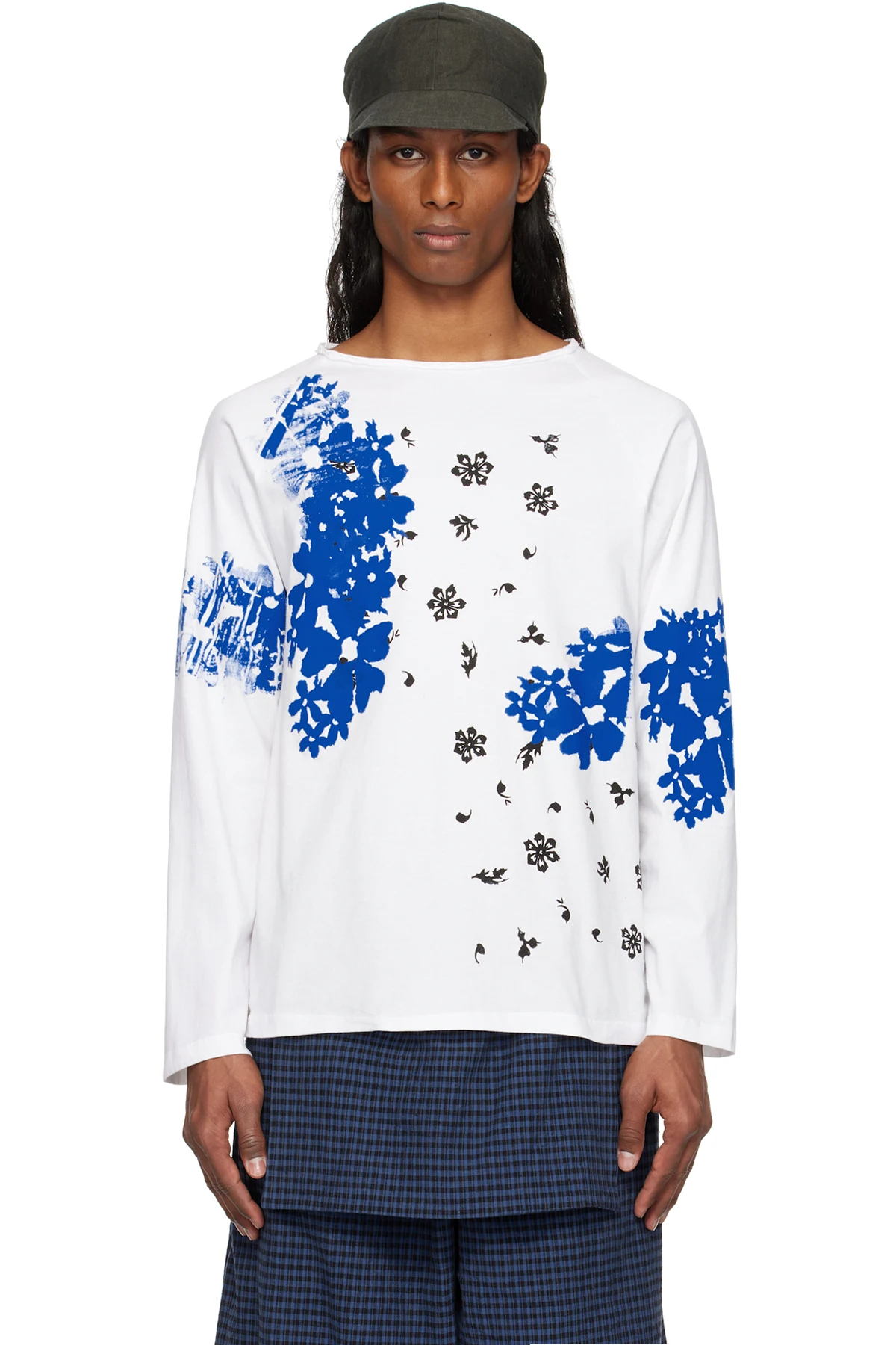 SSENSE Exclusive White Warf Nest Long Sleeve T-shirt