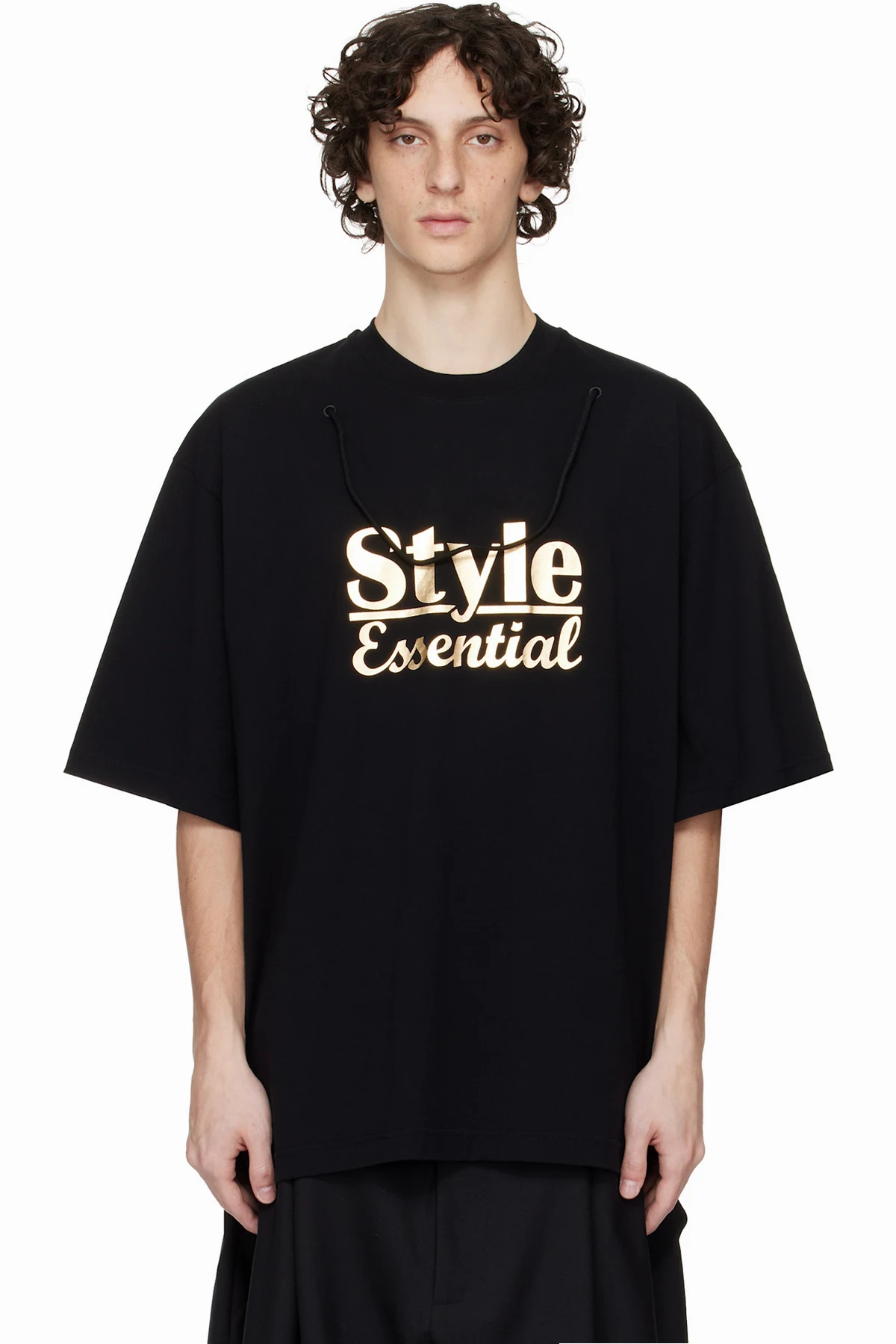 Black 'Style' T-shirt