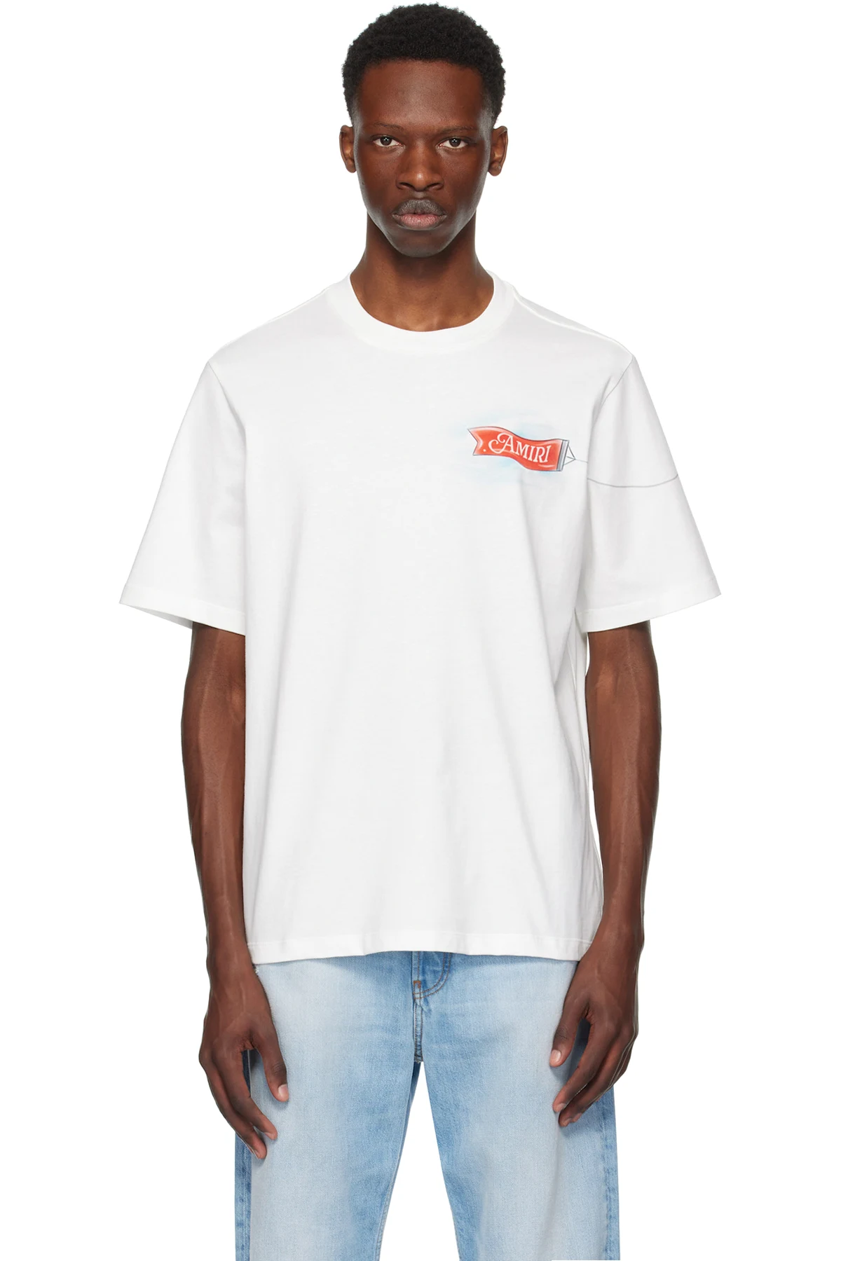 White 'AMIRI For the World' T-shirt