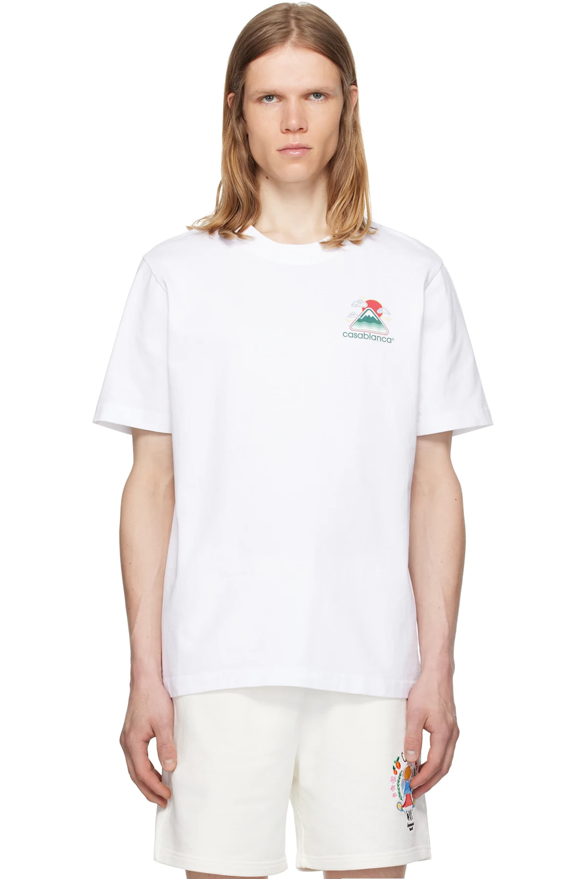 White Montagne Ondulee T-shirt