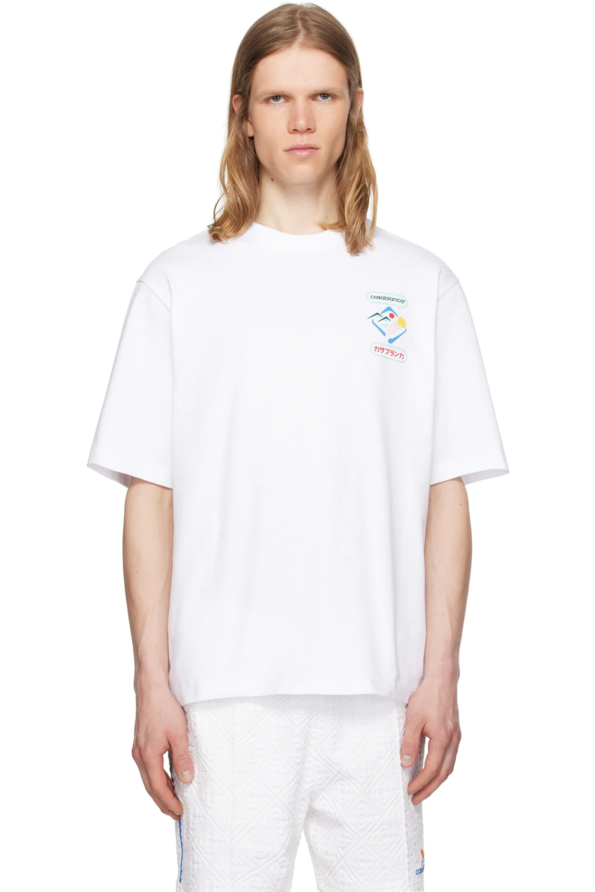White Montagne Sportif T-shirt
