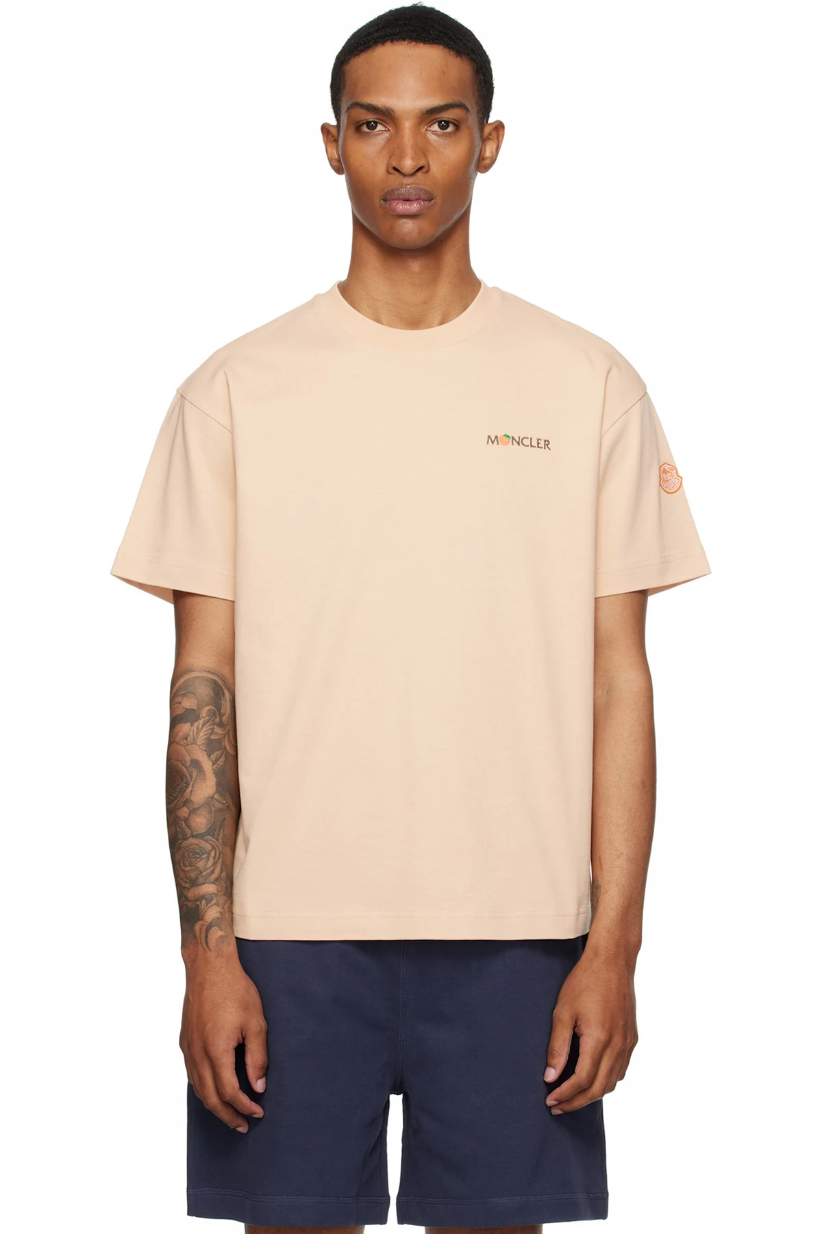 Moncler x Gilga Farm Orange Short Sleeve T-shirt