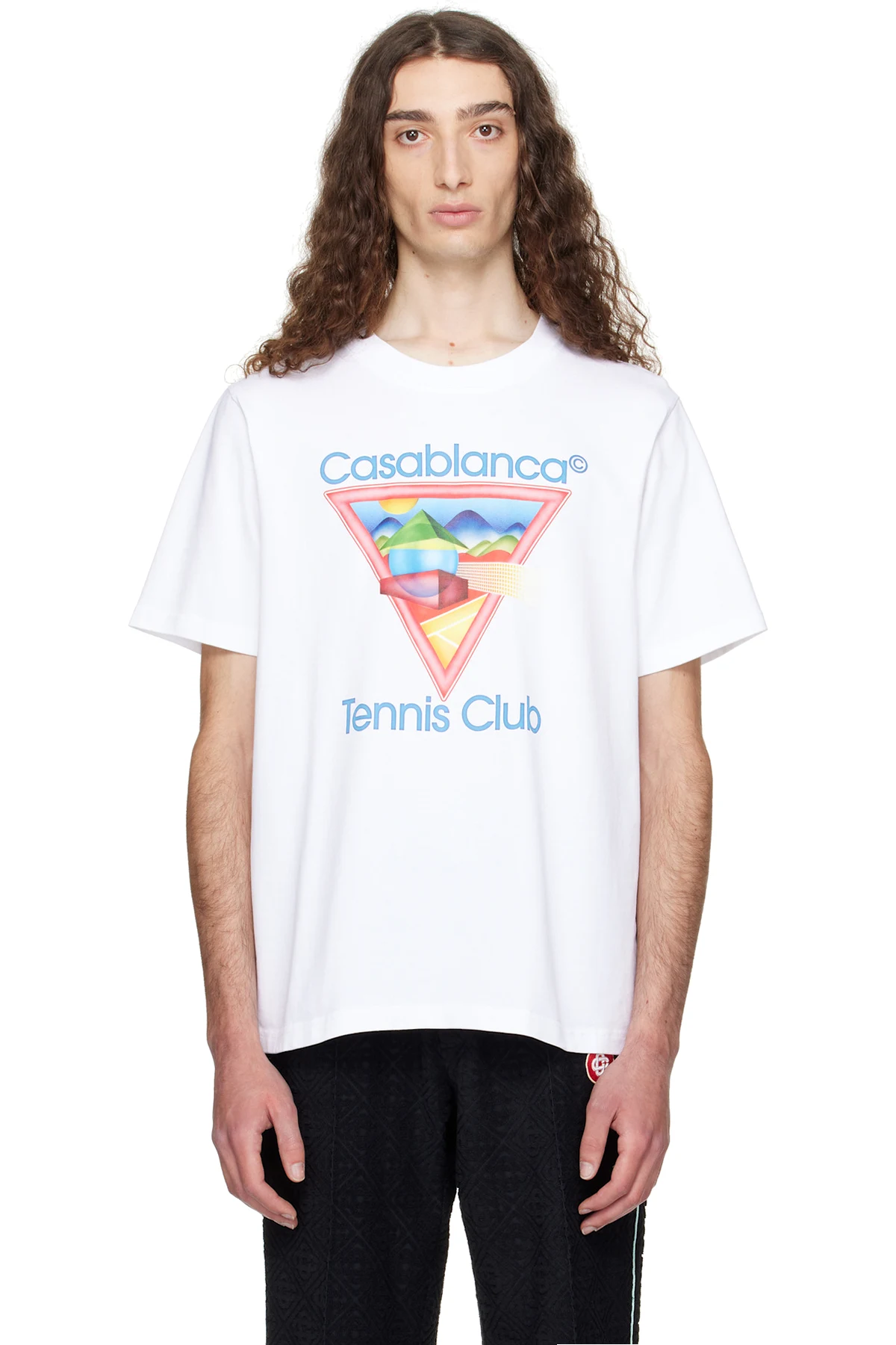 White 'Tennis Club' Icon T-shirt