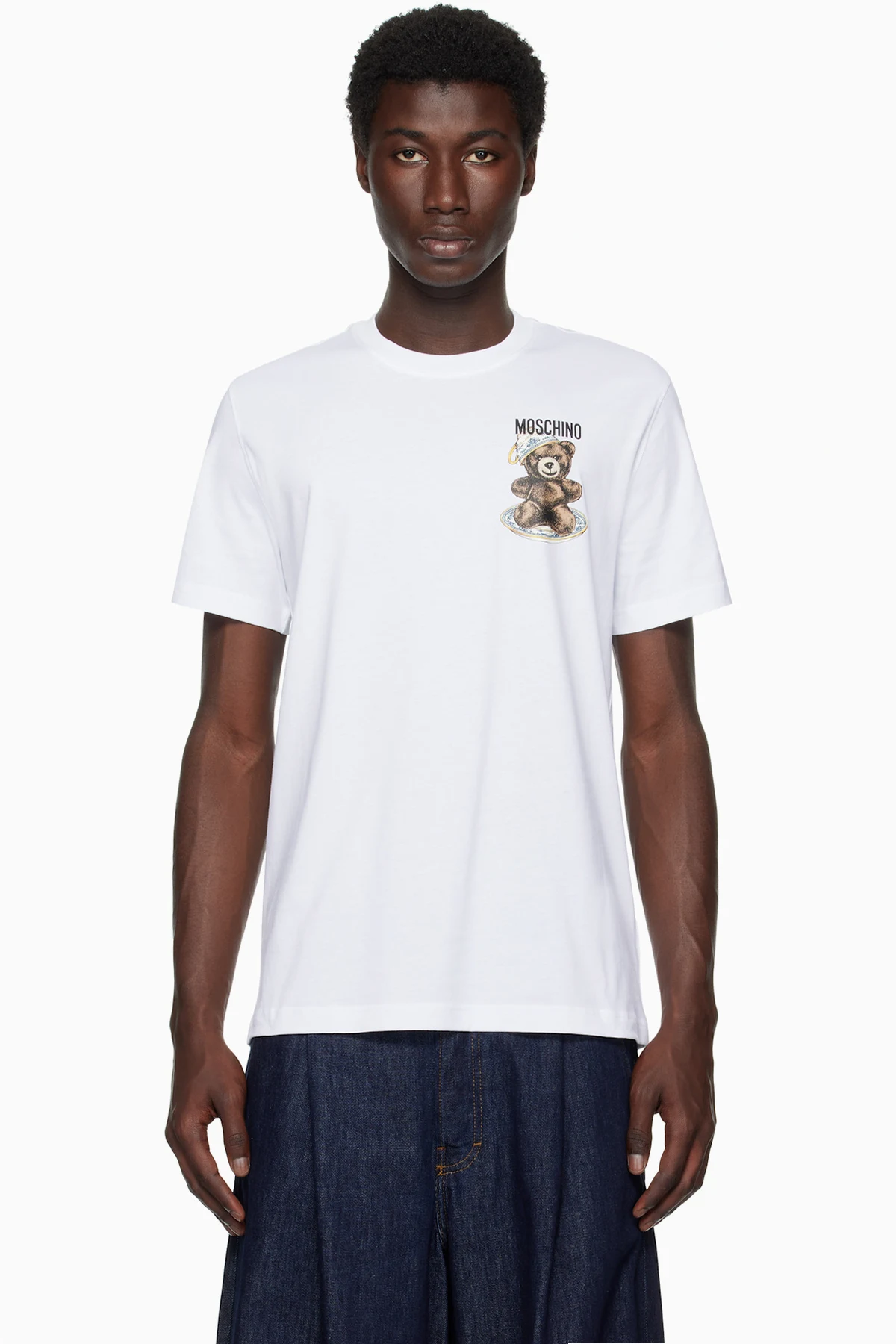 White 'Moschino Teddy Bear' T-shirt