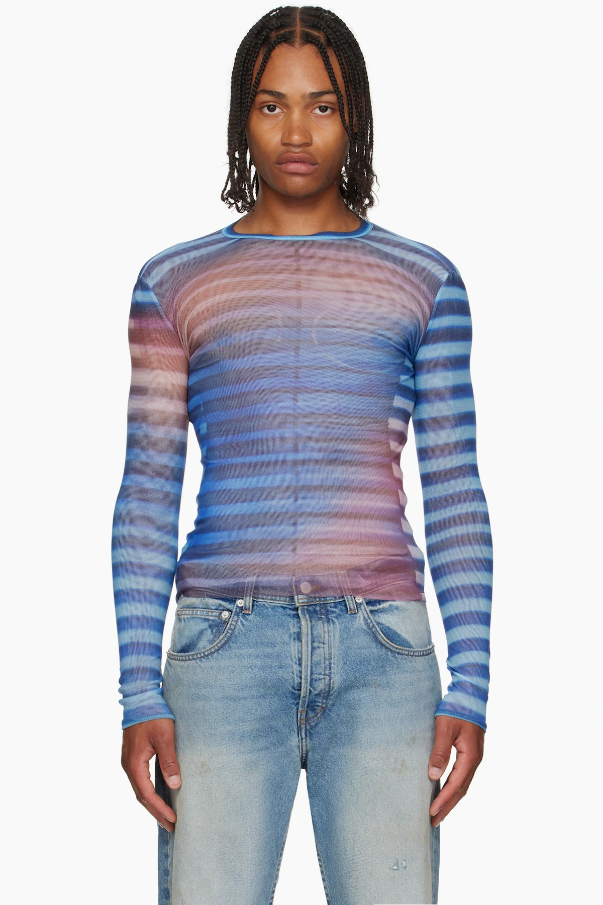 Blue 'The Air' Top