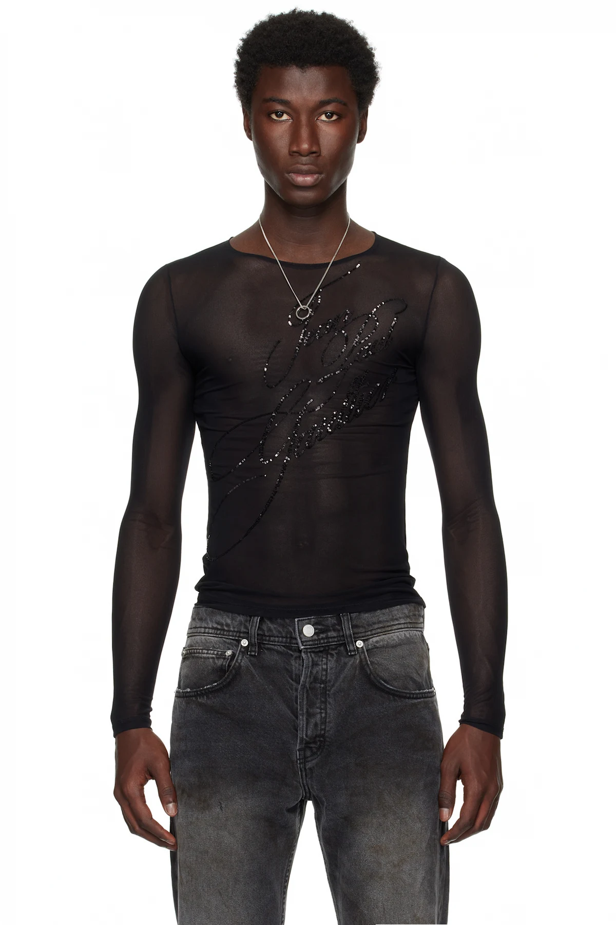 Black 'The Sequin' Top