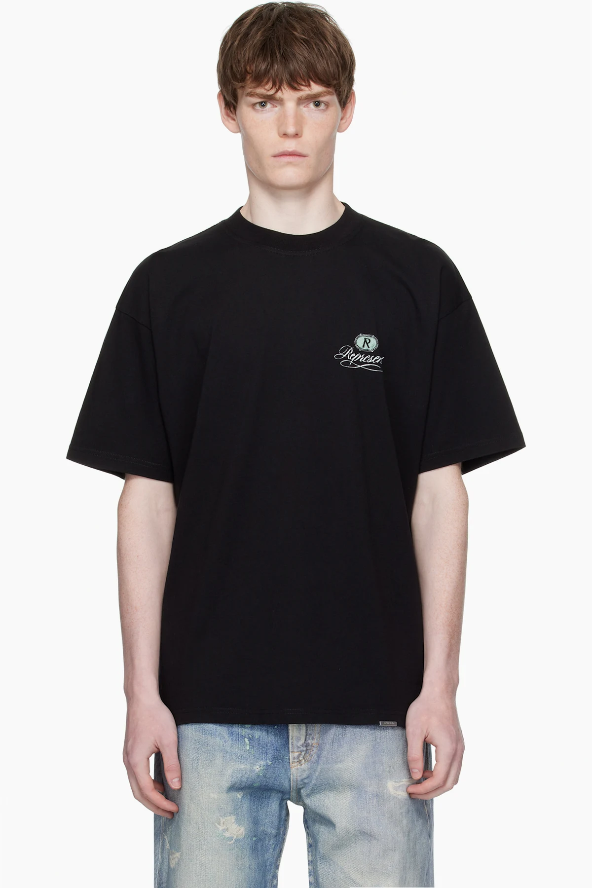 Black Grand Vintage Hand Drawn T-Shirt