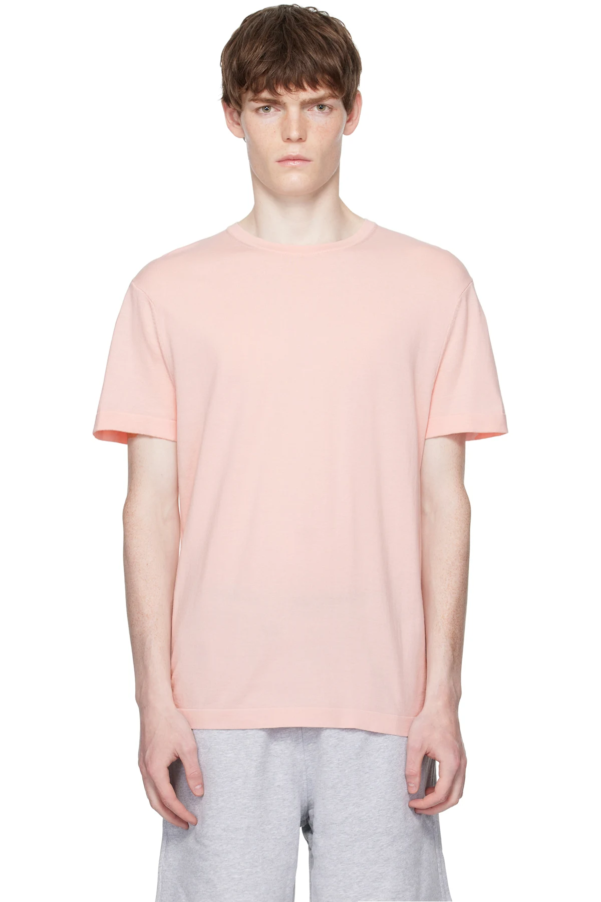 Pink BECKHAM Edition Knit Cotton Sweater