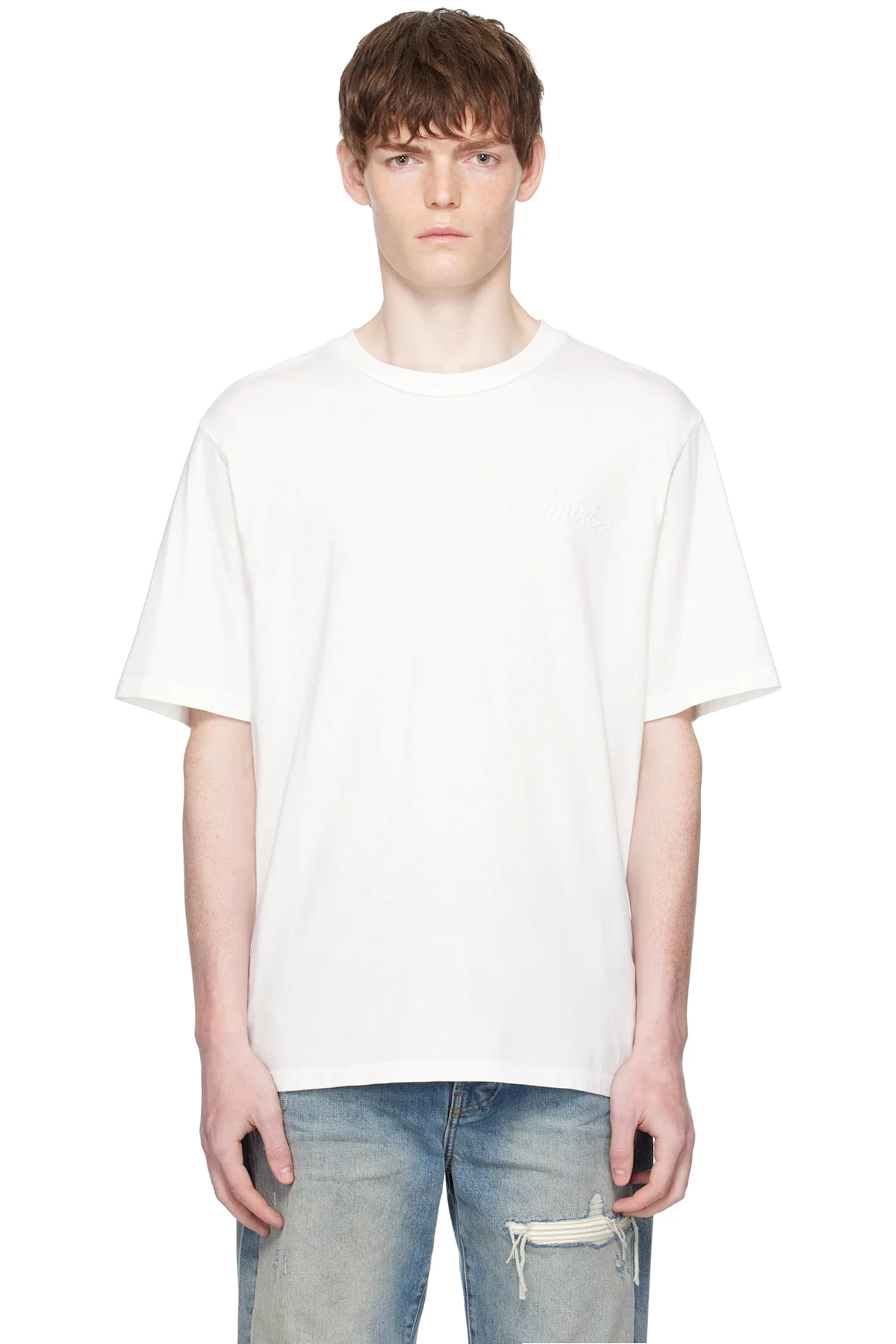 Off-White Bleach Bandana Patch T-shirt