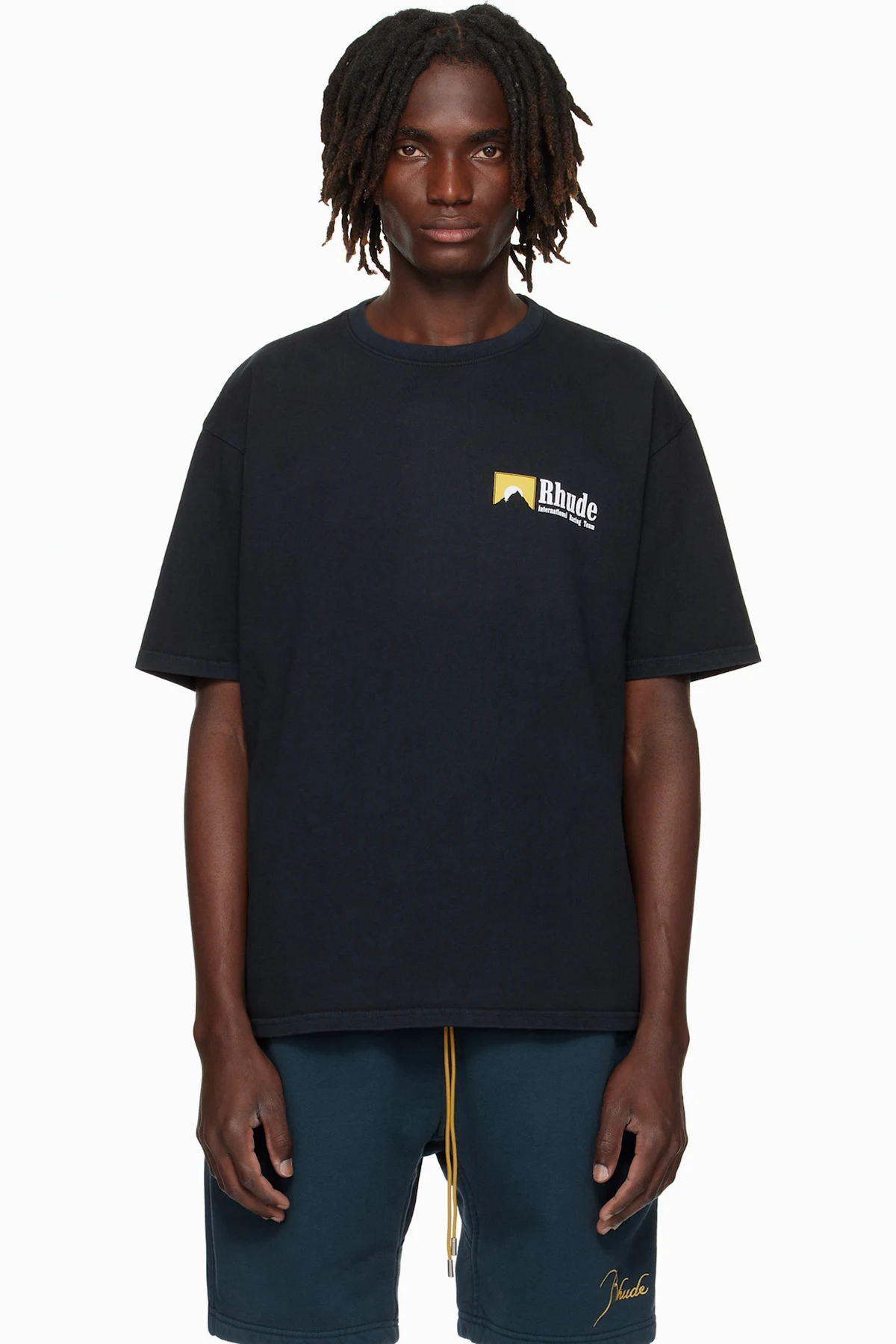 Black International Racing Logo T-shirt