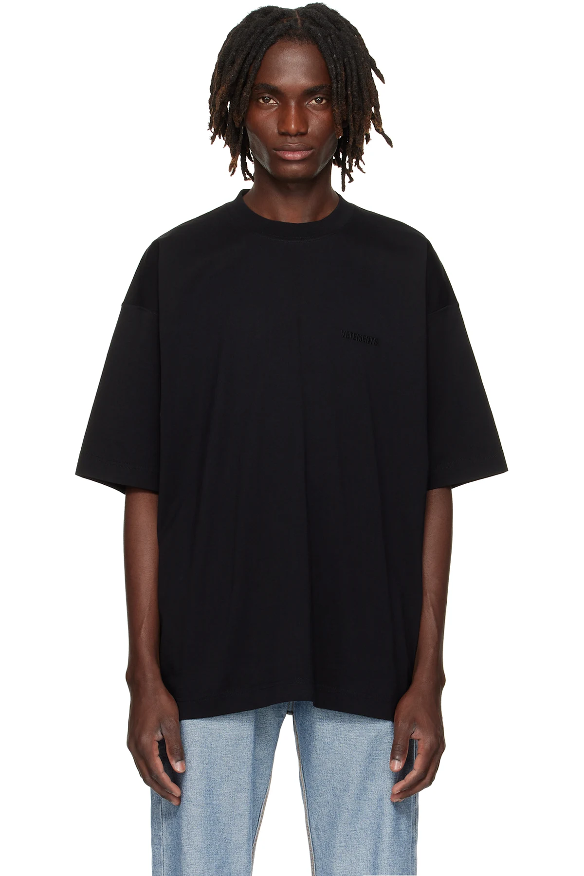 Black Logo Oversized T-shirt