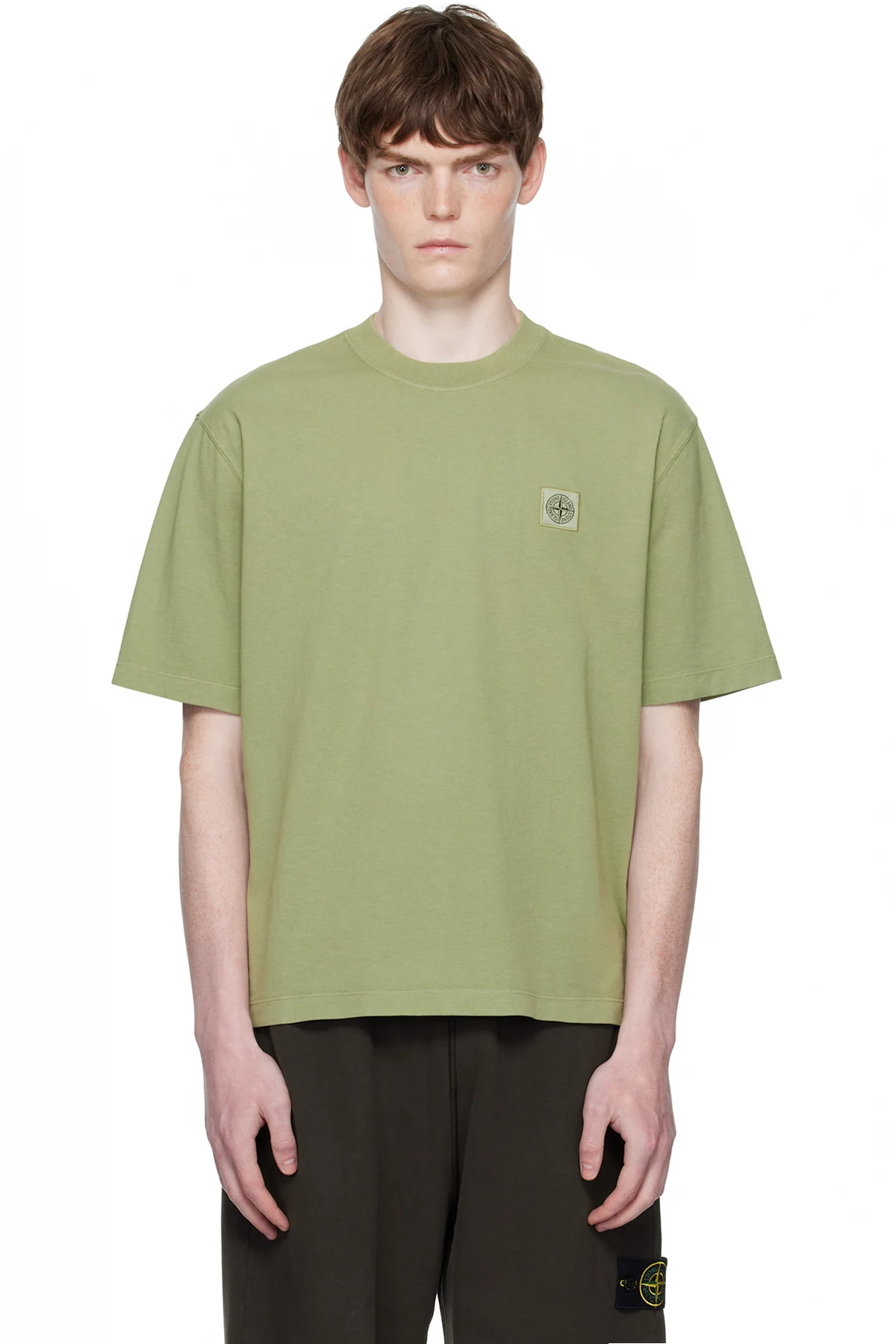 Green 2100025 Combed Organic Cotton Jersey T-shirt