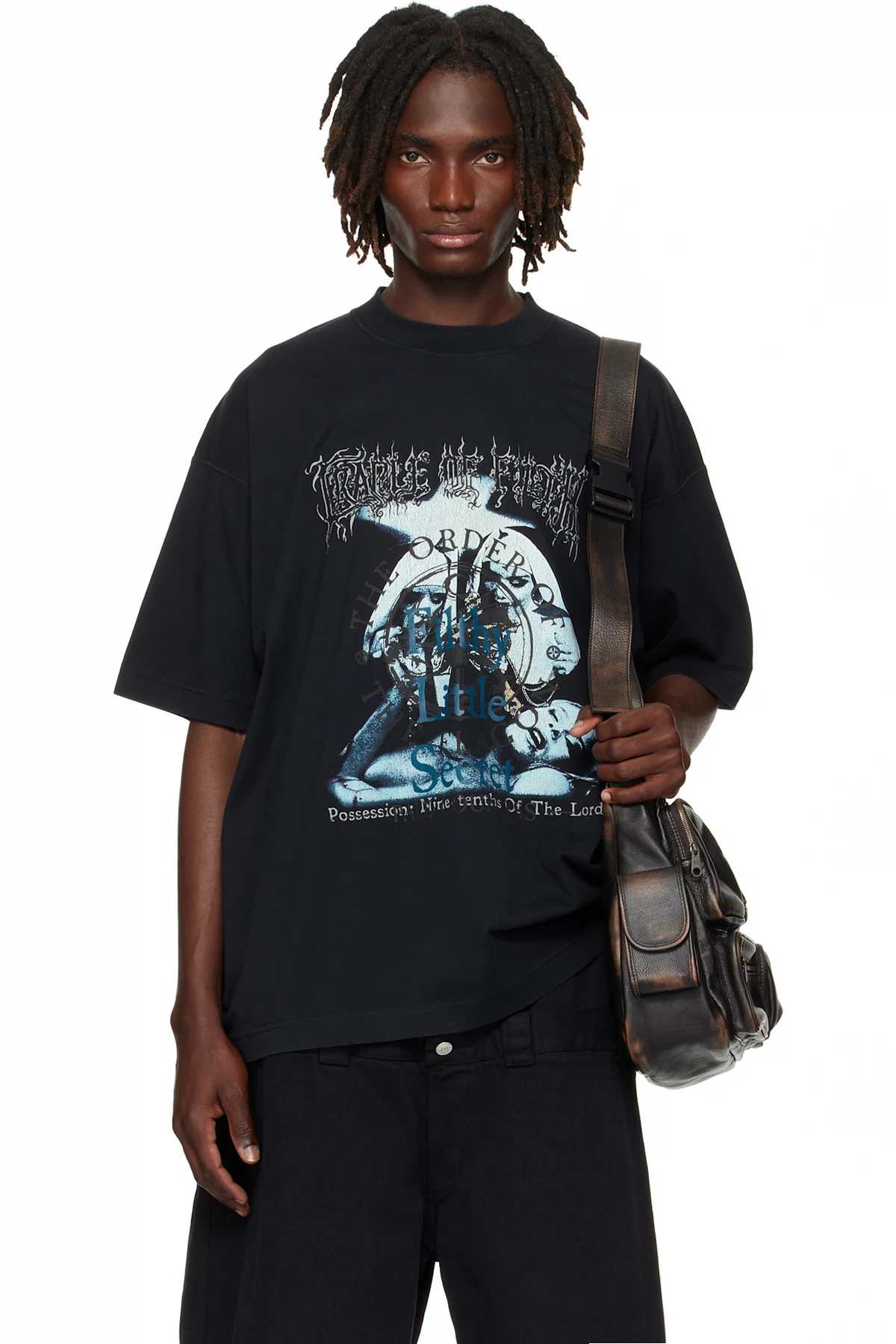 Black Cradle of Filth 'Filthy Secret' Oversized T-Shirt