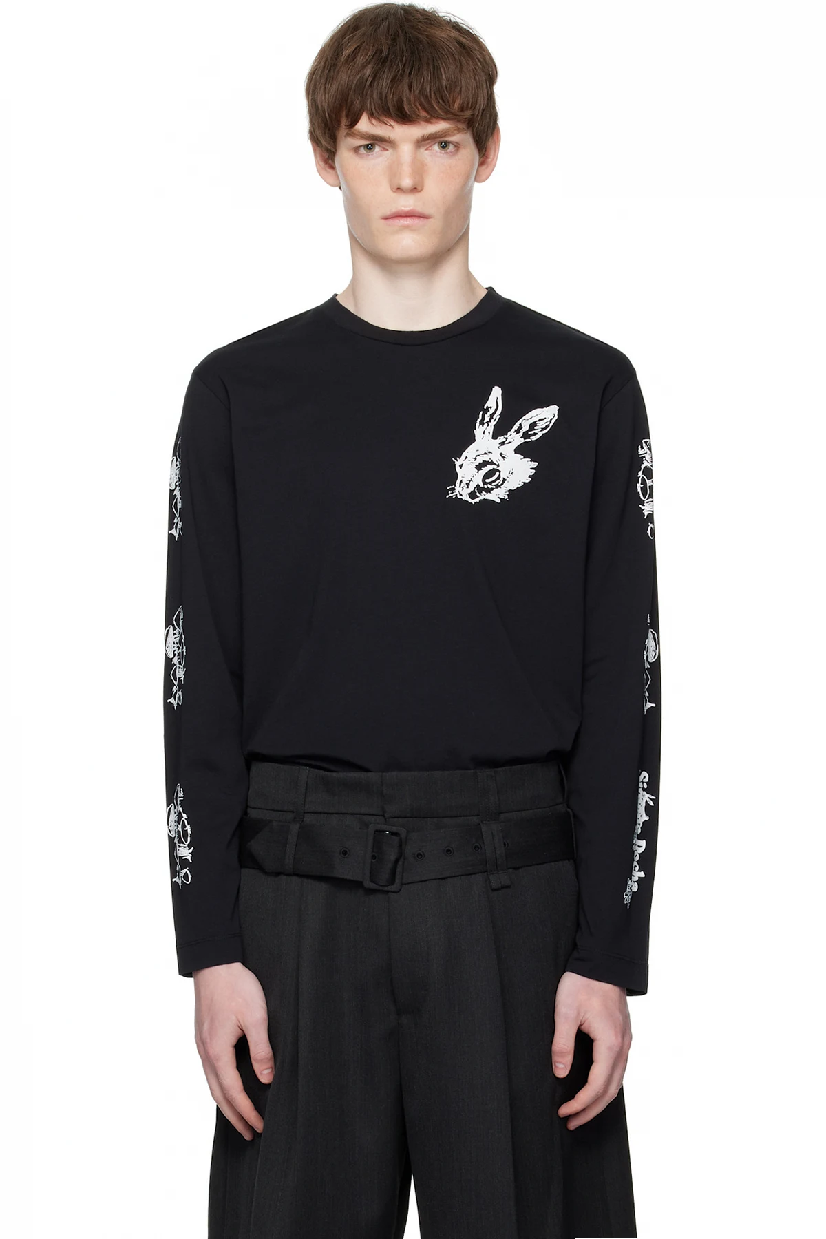 Black Tortoise & Hare Long Sleeve T-shirt