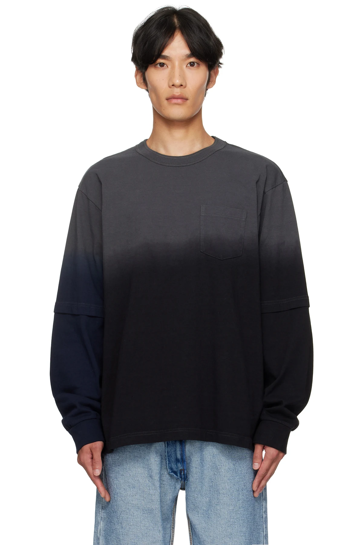 Multicolor Garment-Dyed Cotton Jersey T-shirt