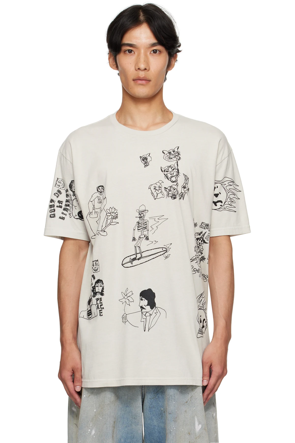 Taupe Freddie 'Smokin in the Boys Room' T-shirt