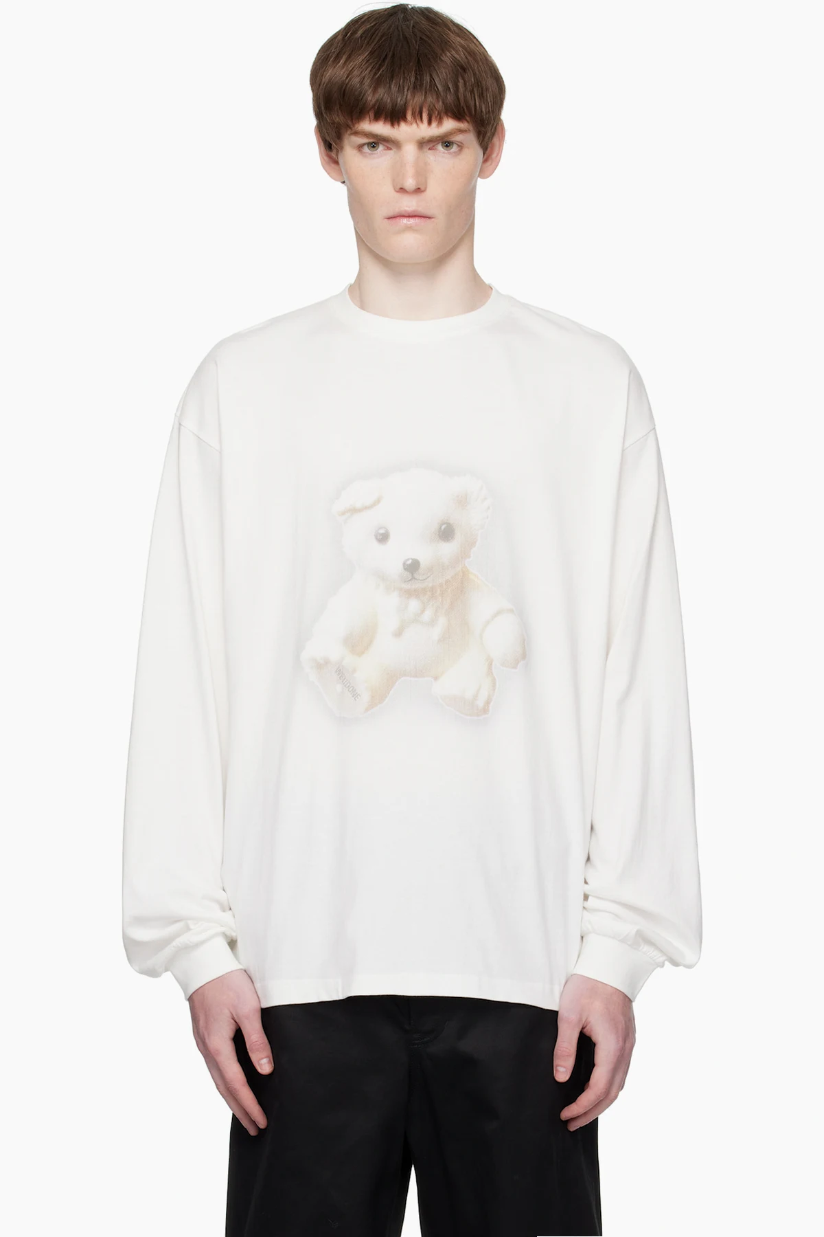 White Glow Teddy Long-Sleeved T-shirt