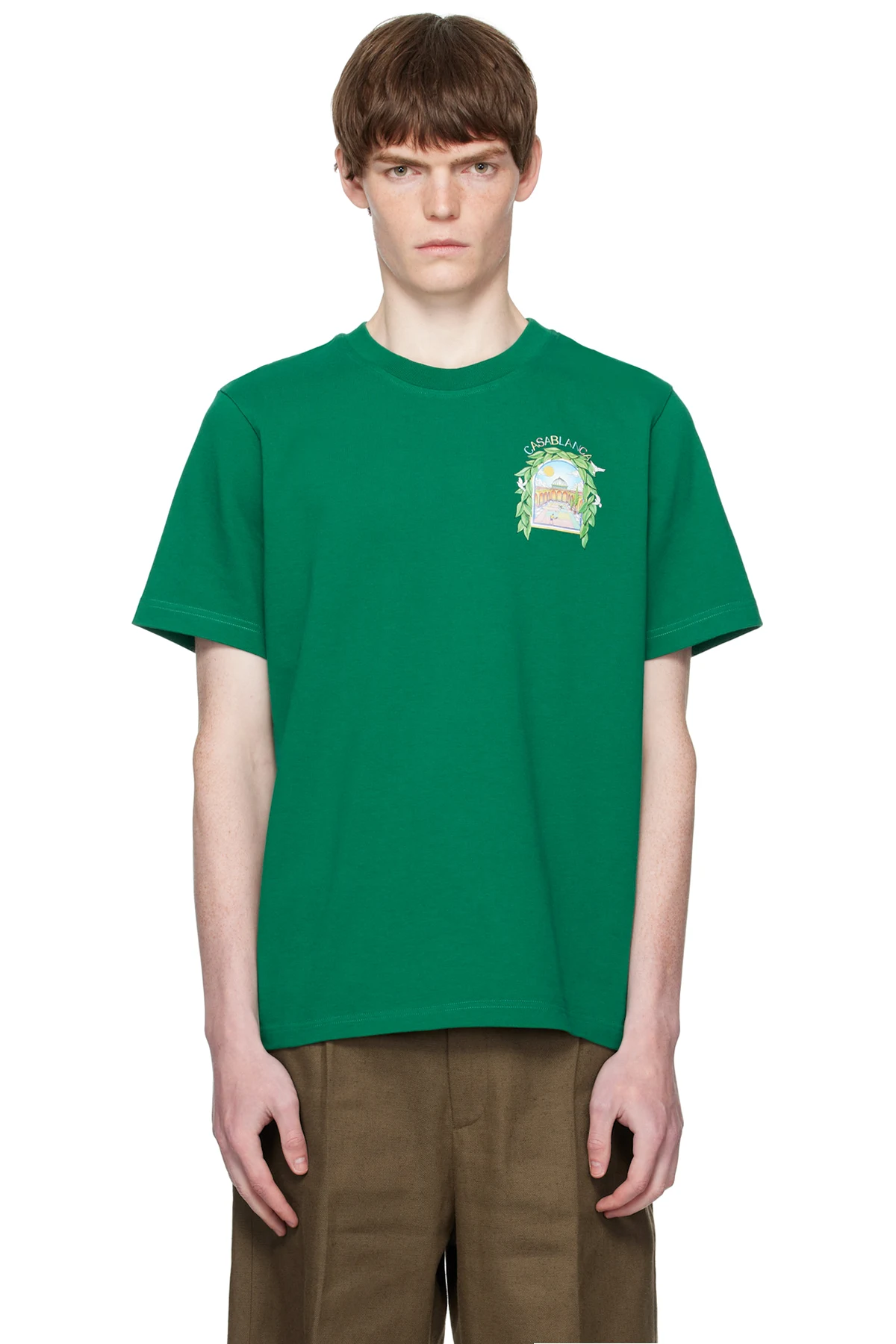Green L'Arche De Tennis Short-Sleeve T-Shirt