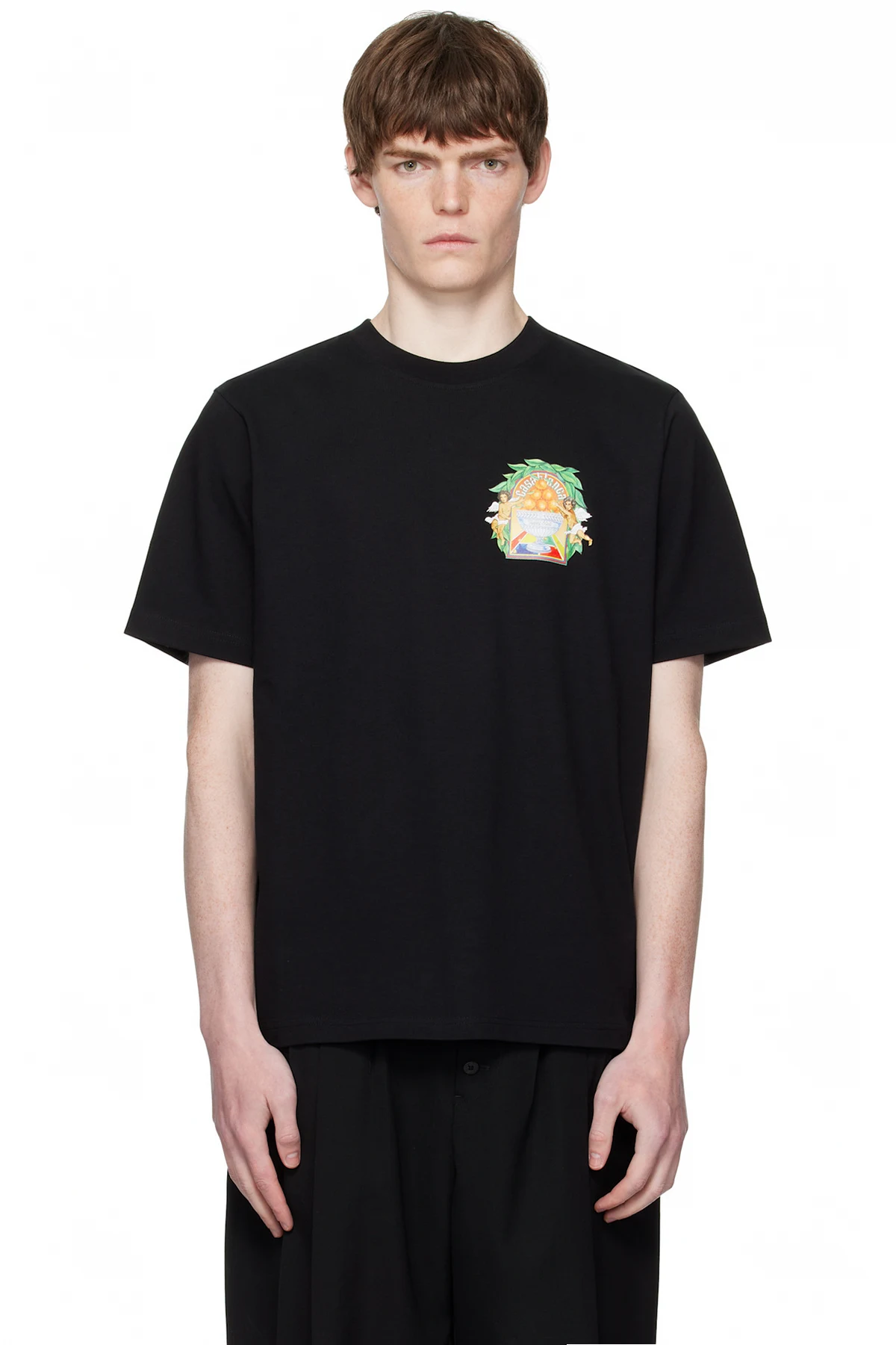 Black Triomphe D'Orange Short-Sleeve T-Shirt