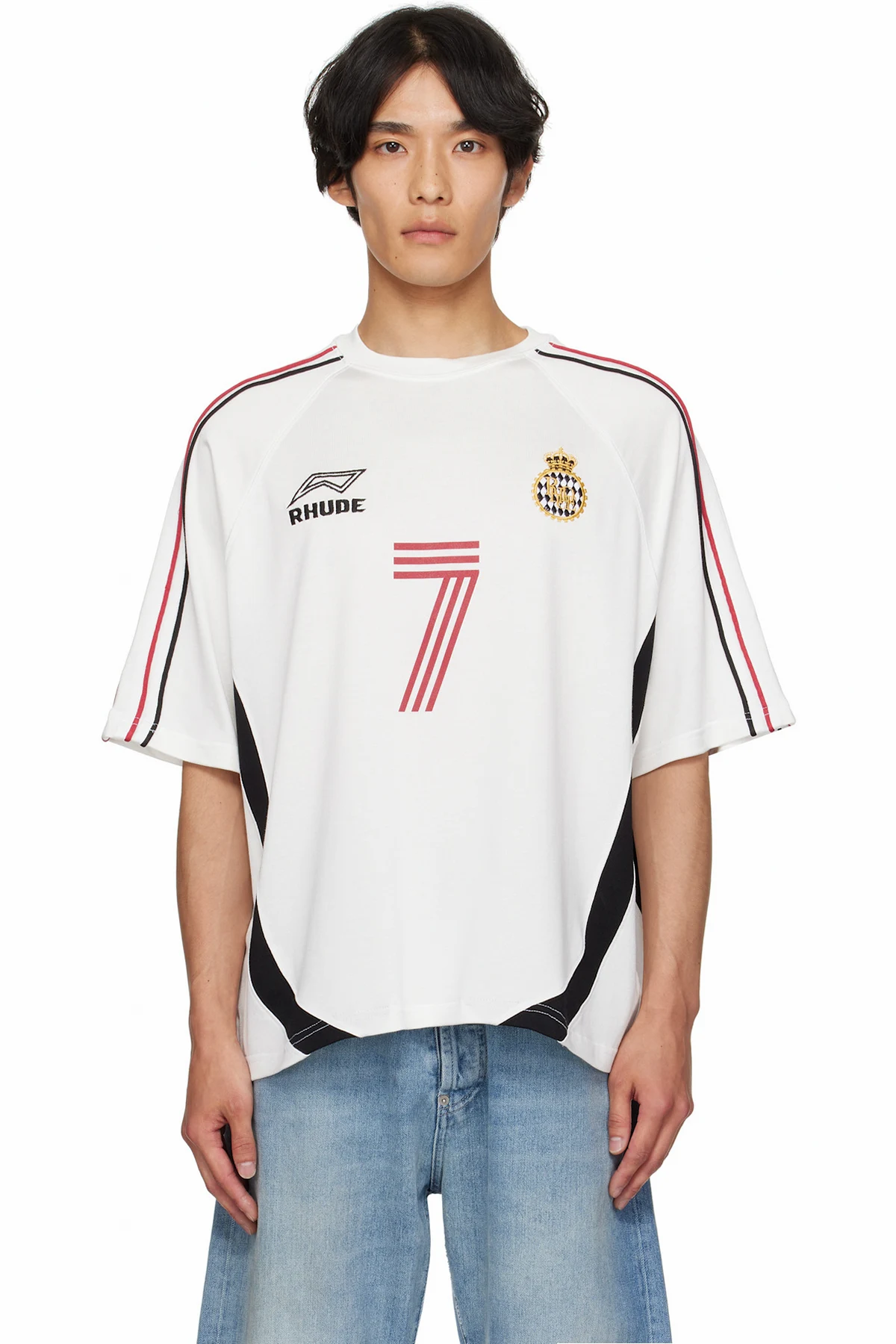 White Lundun Soccer Jersey T-shirt