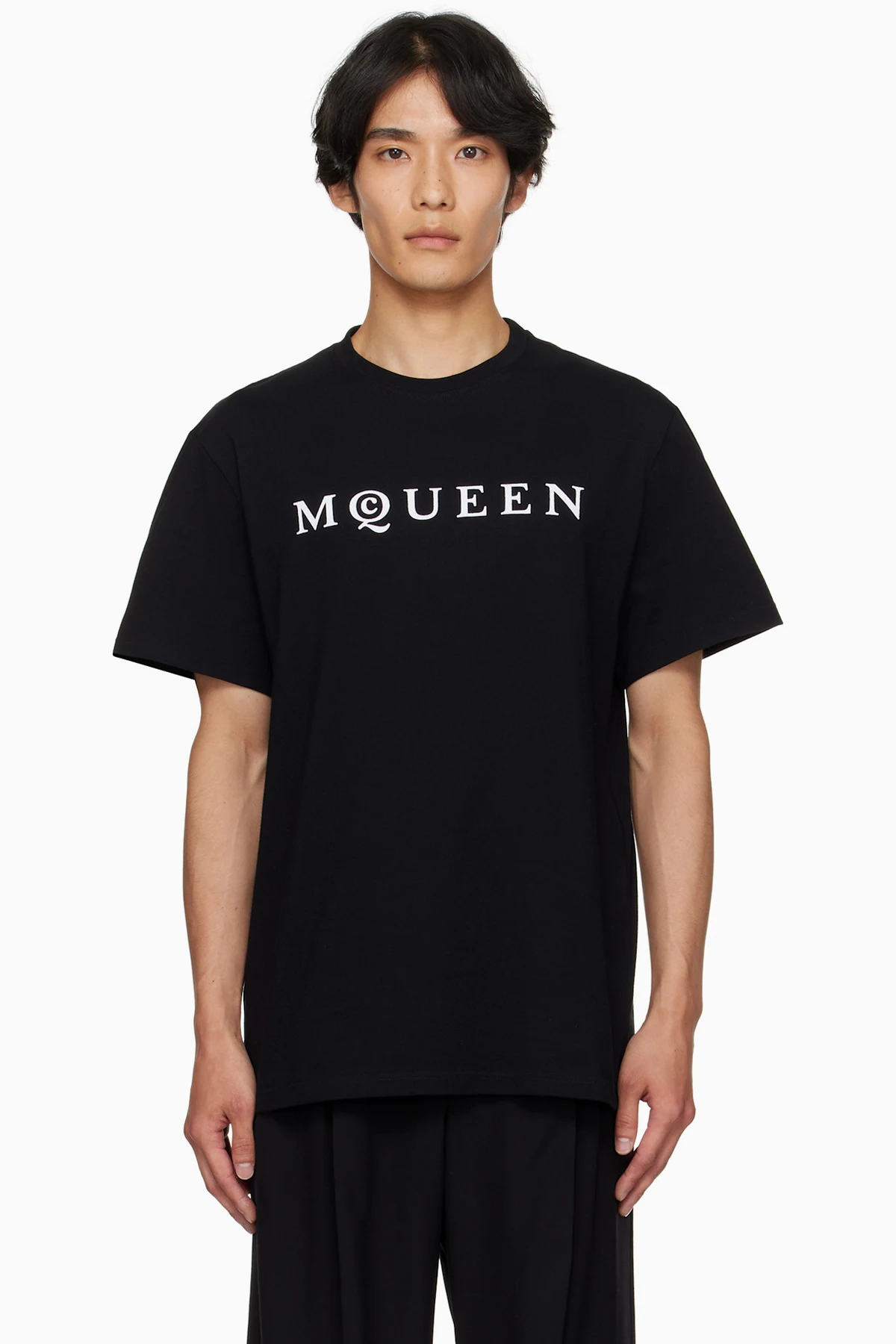 Black 'McQueen' T-shirt
