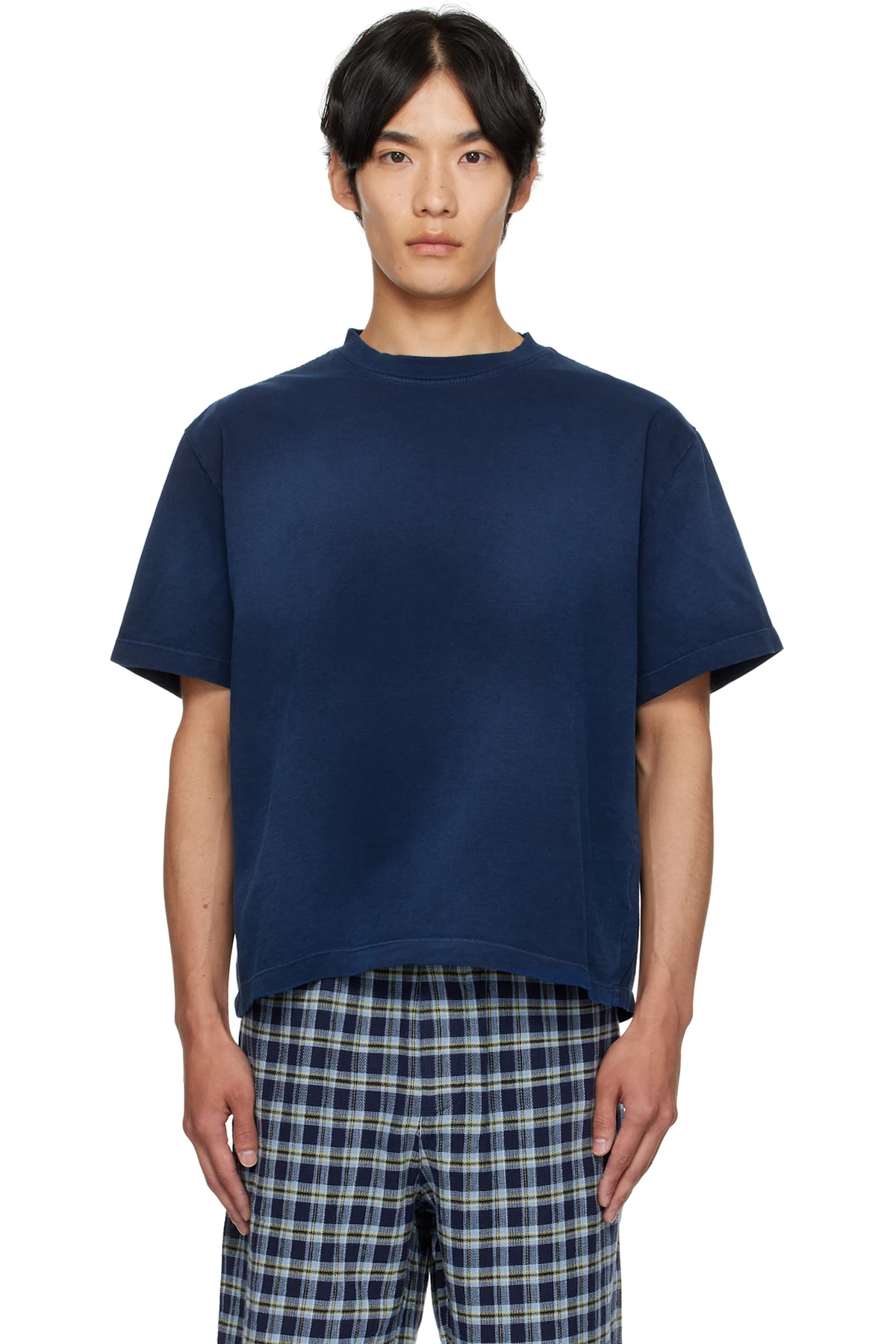 Navy Sunbleached Oversized T-shirt