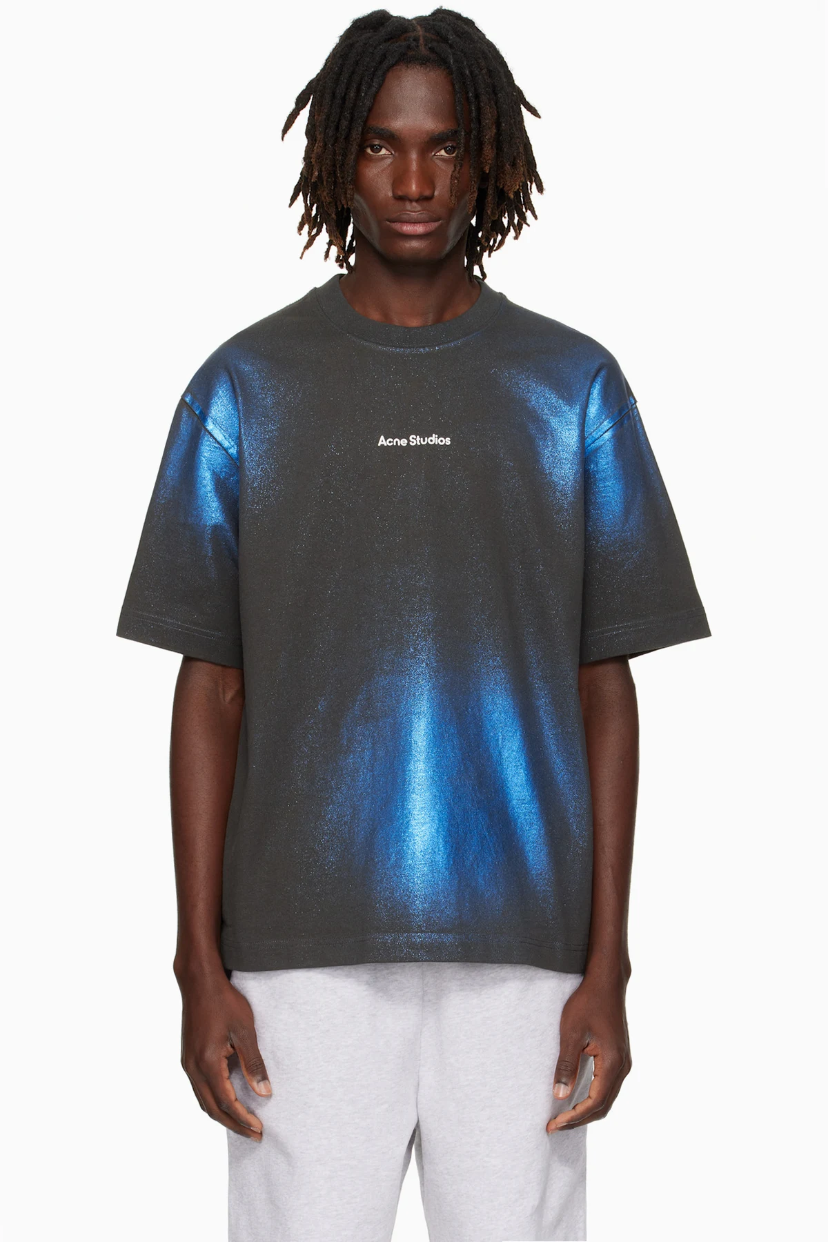 Khaki & Blue Logo T-shirt