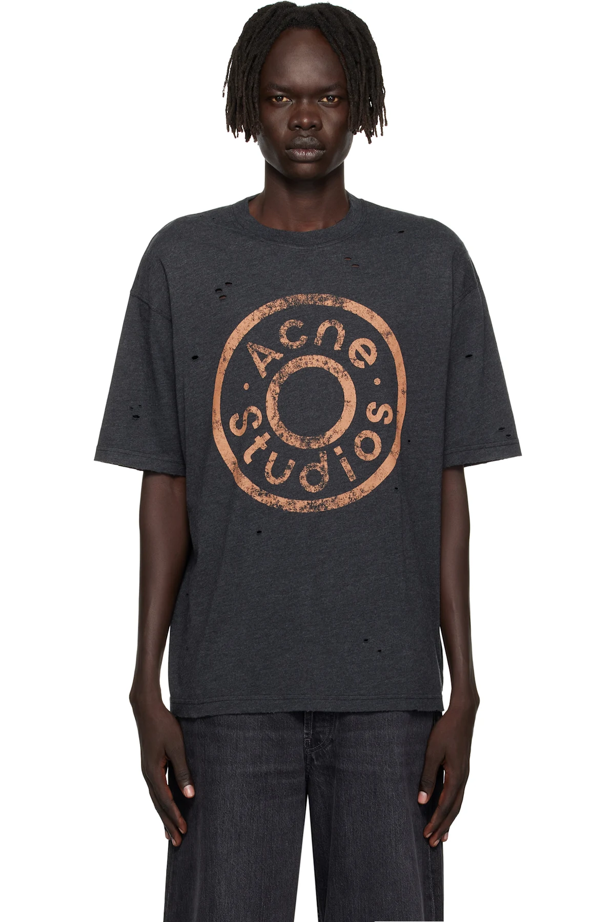 Black Logo Relaxed Fit T-shirt